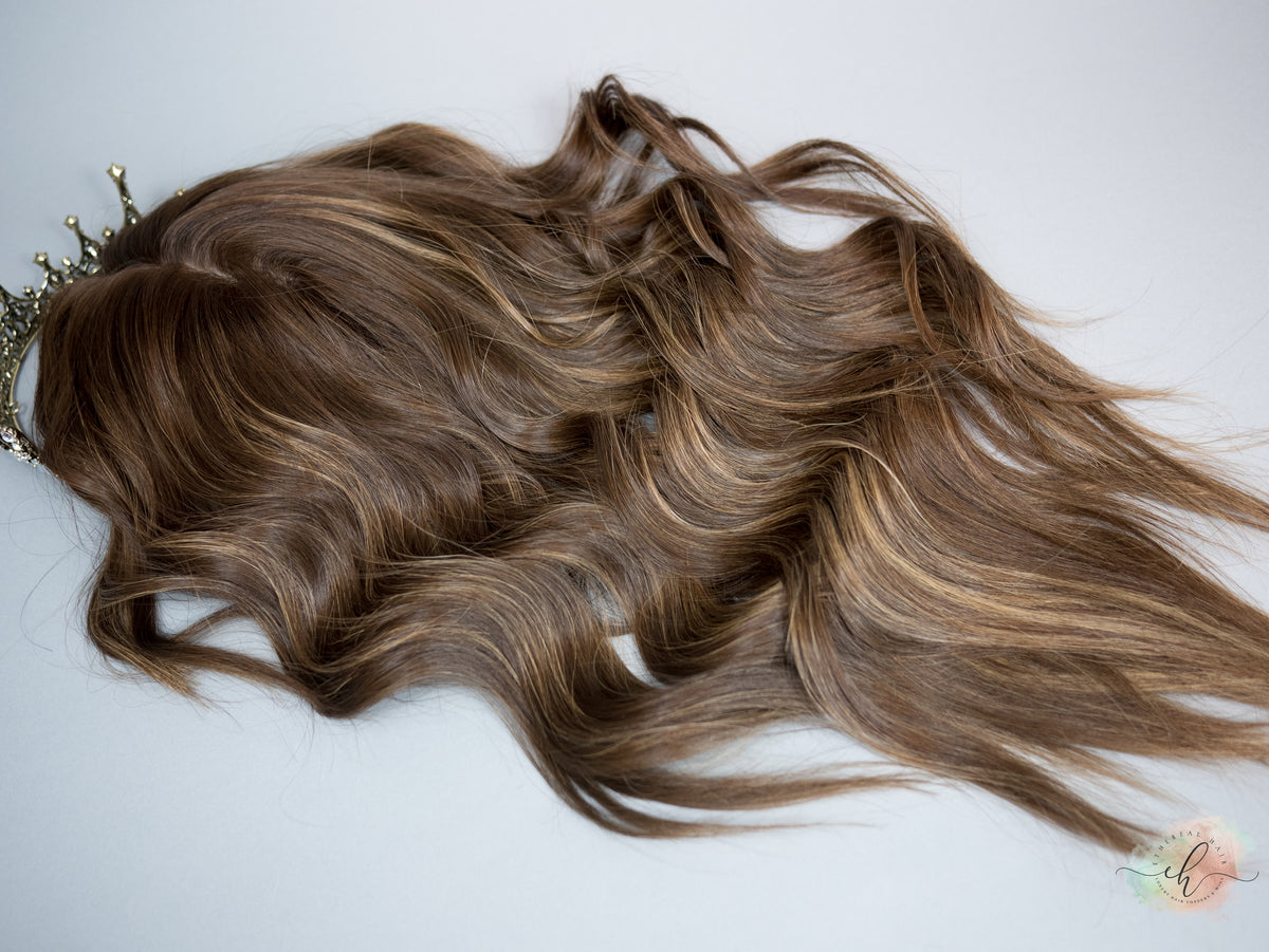 &quot;LENORA&quot; Premium Topper: Silk Top, 9x9, 23&quot;, Fully Handtied