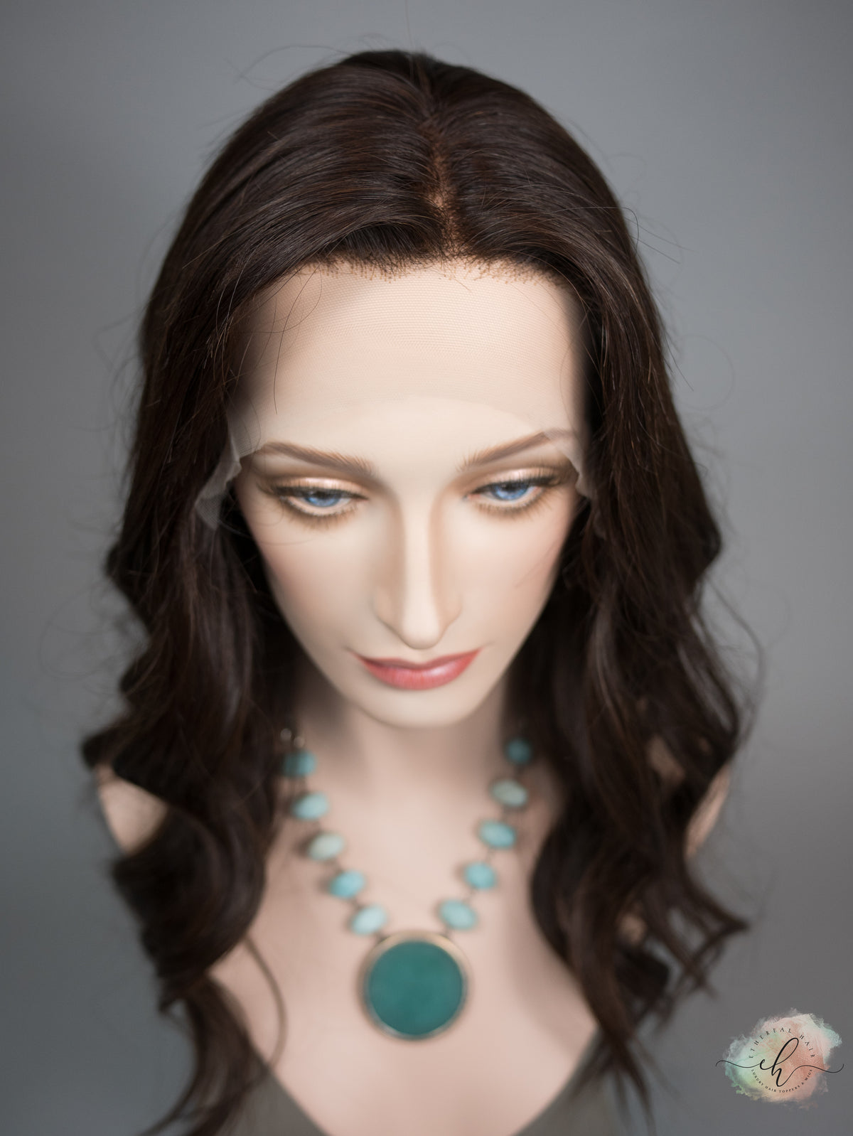 &quot;LARK&quot; Premium Wig: Lace Top, Sz. M, 24&quot;