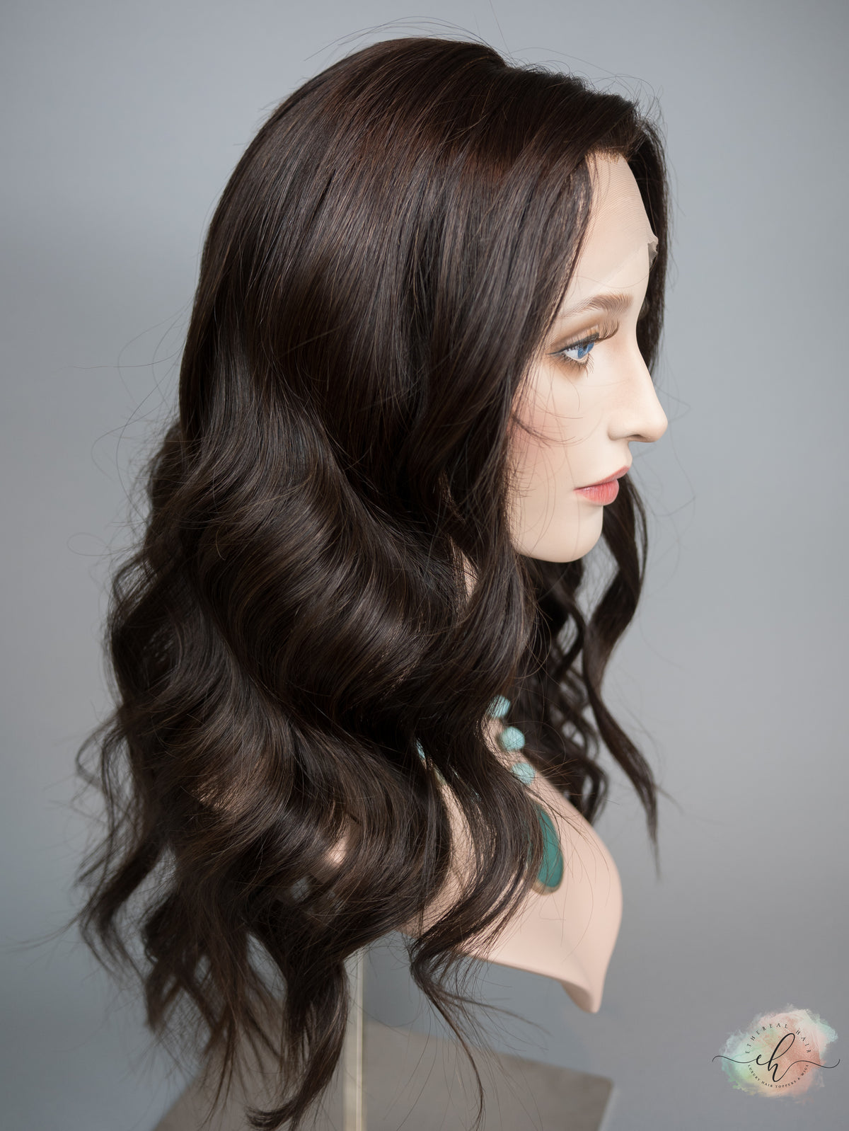 &quot;LARK&quot; Premium Wig: Lace Top, Sz. M, 24&quot;