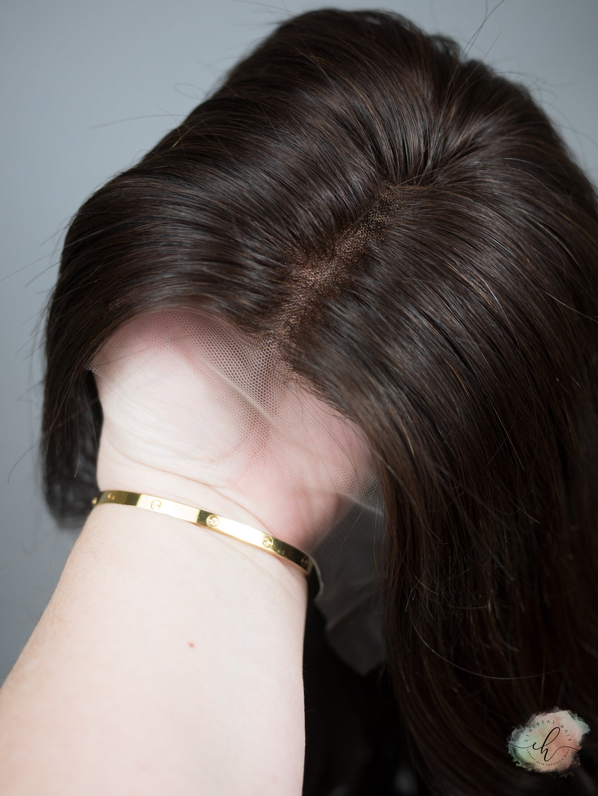 &quot;LARK&quot; Premium Wig: Lace Top, Sz. M, 24&quot;