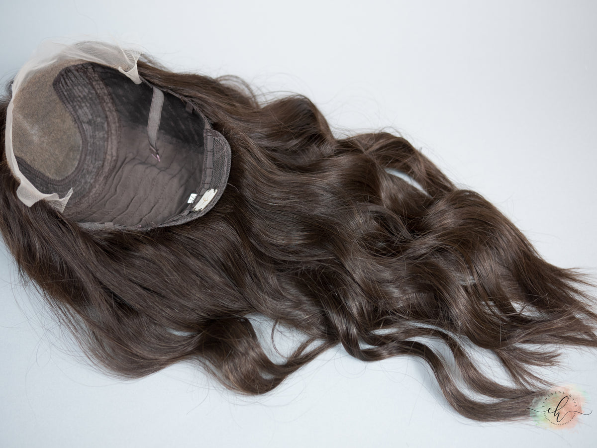 &quot;LARK&quot; Premium Wig: Lace Top, Sz. M, 24&quot;