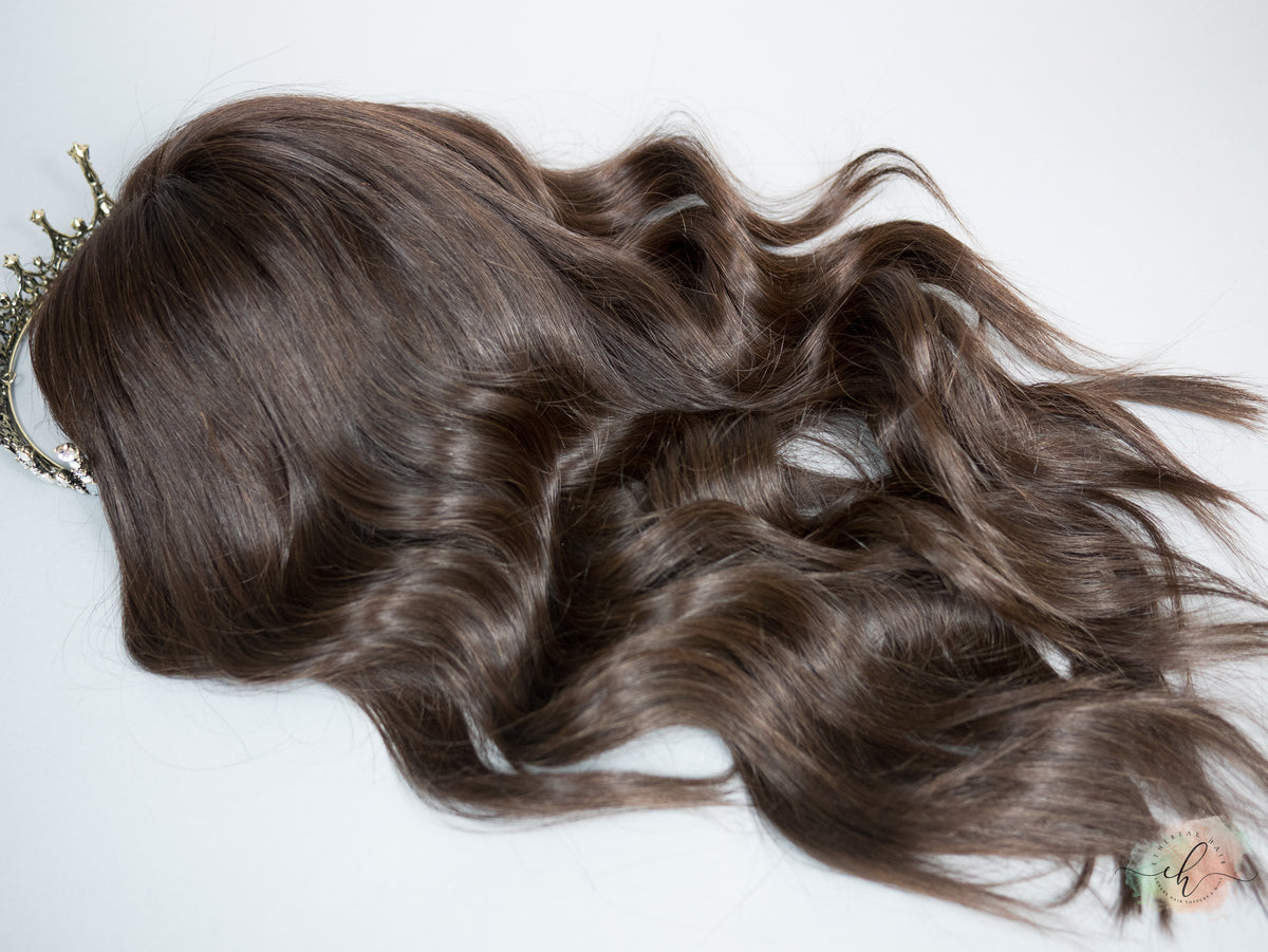 &quot;LARK&quot; Premium Wig: Lace Top, Sz. M, 24&quot;