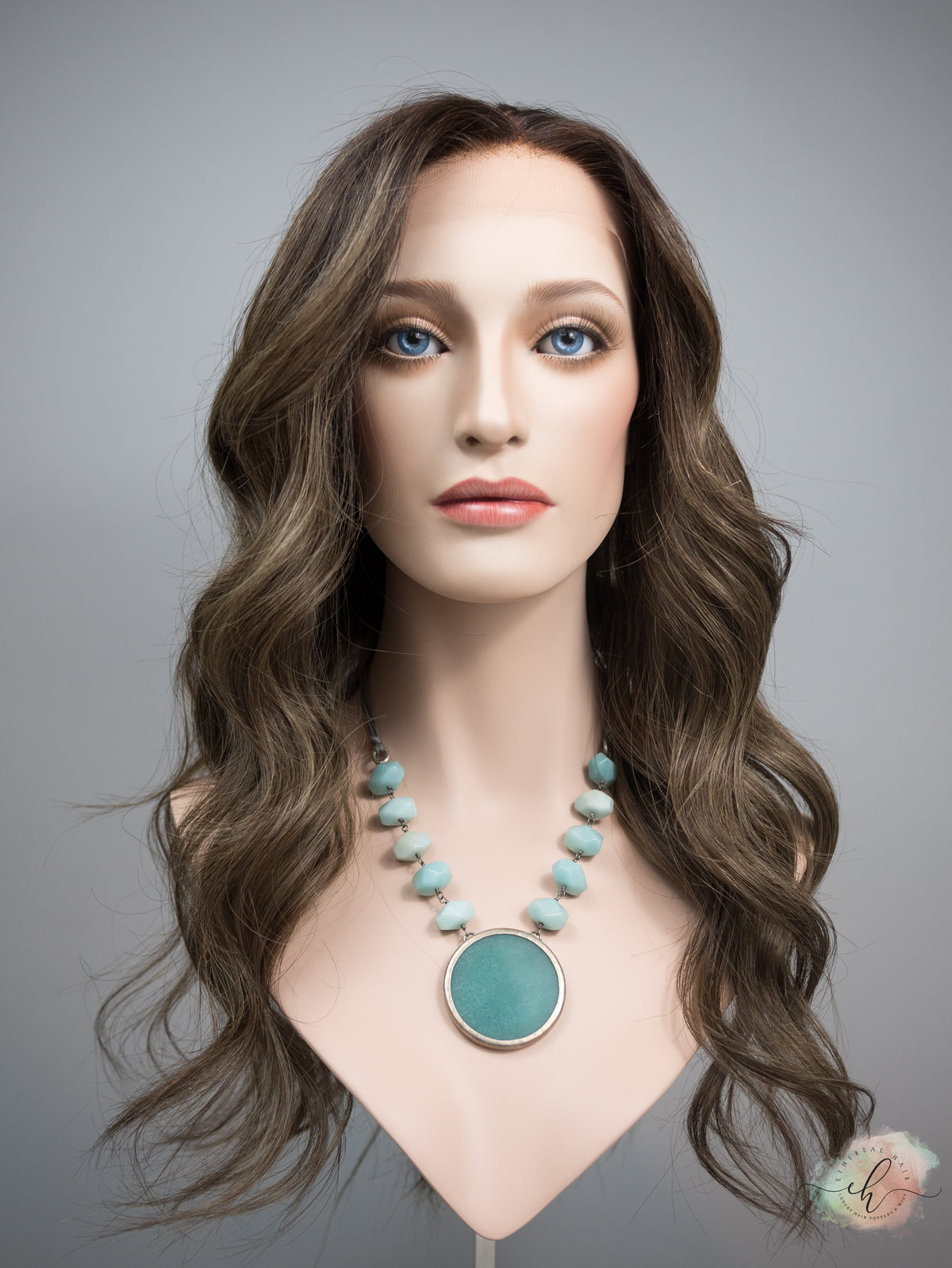 “FERN" Premium Wig: Lace Top, Sz. M, 24"