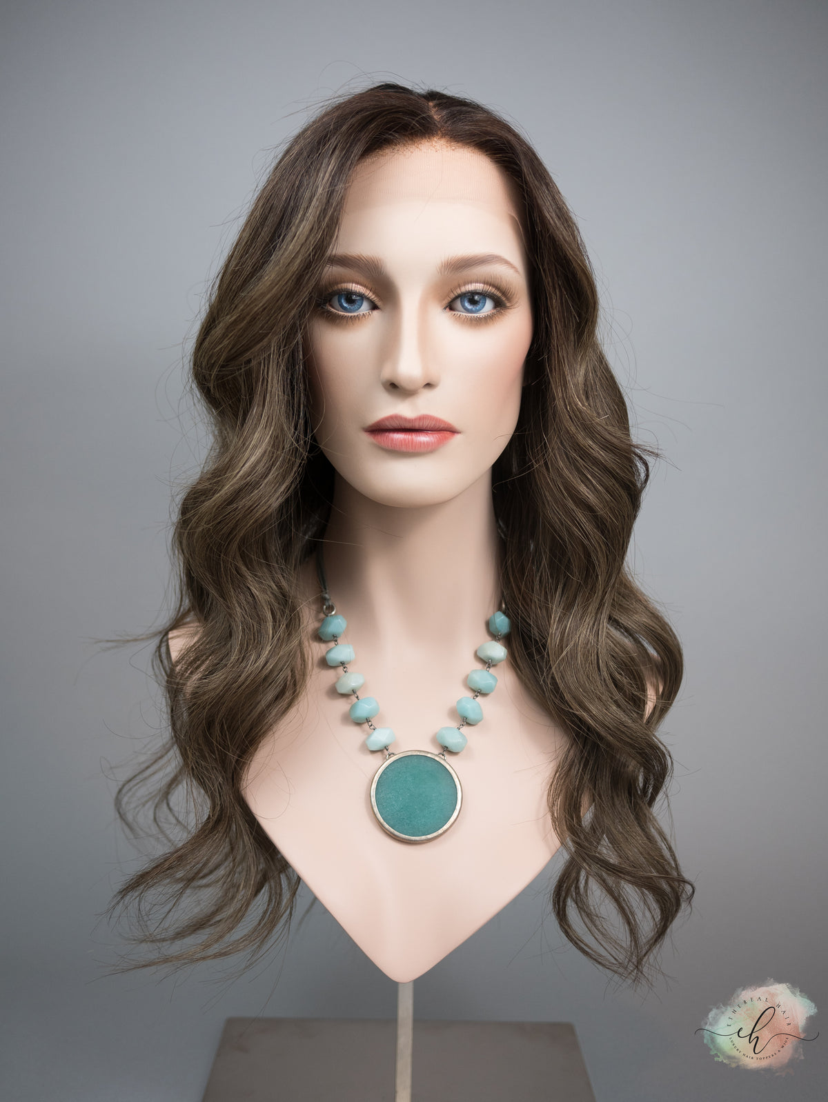 “FERN" Premium Wig: Lace Top, Sz. M, 24"