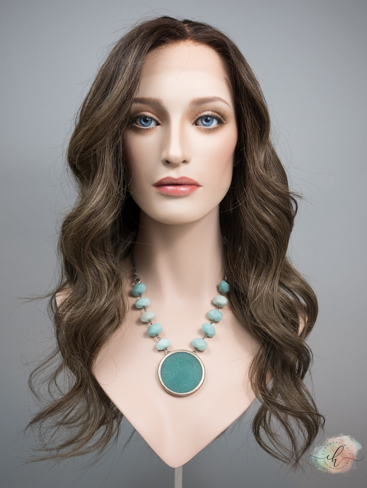 “FERN" Premium Wig: Lace Top, Sz. M, 24"