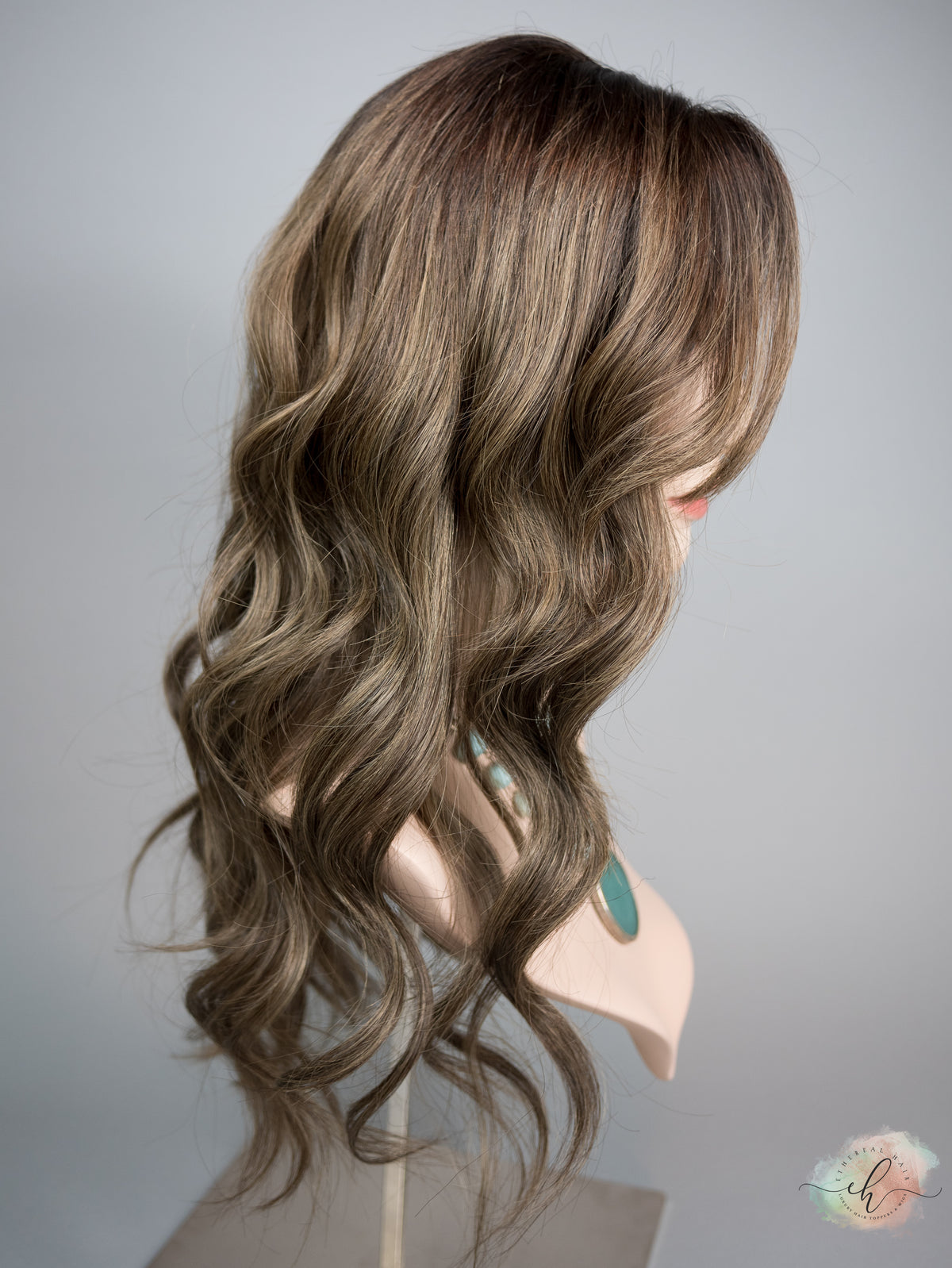 “FERN" Premium Wig: Lace Top, Sz. M, 24"
