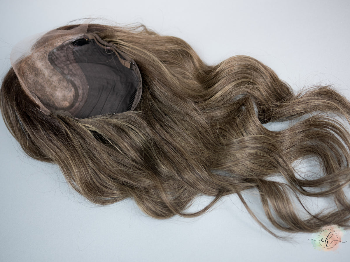 “FERN" Premium Wig: Lace Top, Sz. M, 24"