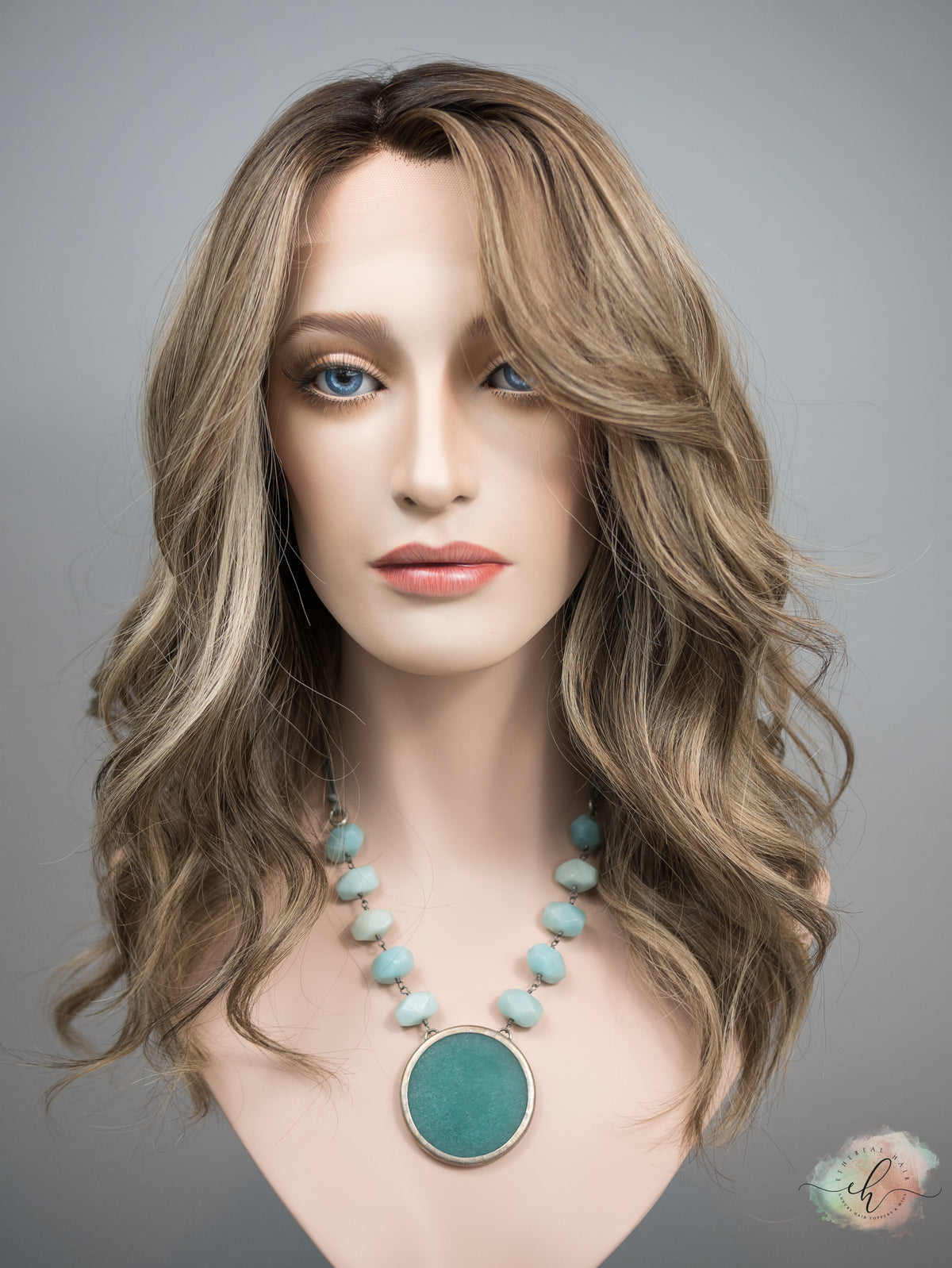 “RISE UP&quot; Exquisite Wig: Silk Top Lace Front, Sz. M, 20&quot;, Medical Cap