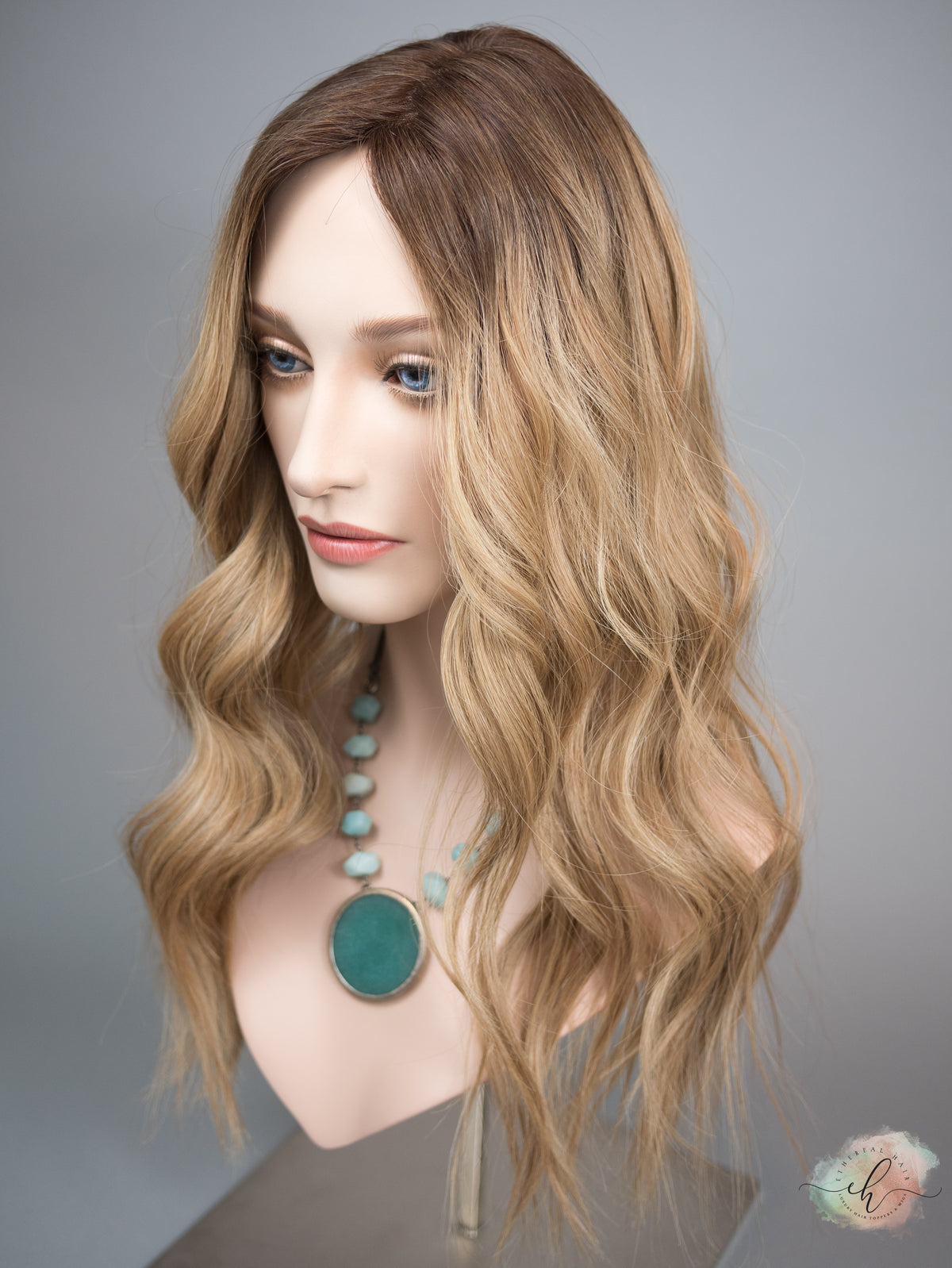 “LIZA" Premium Topper: Silk Top, 7x8, 22-23", Fully Handtied