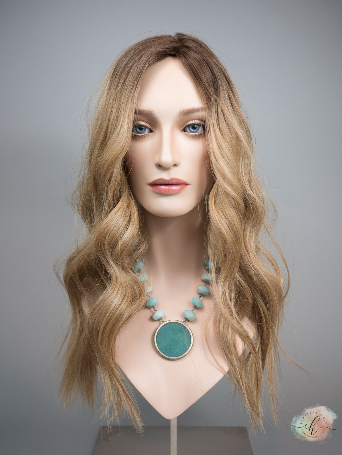 “LIZA" Premium Topper: Silk Top, 7x8, 22-23", Fully Handtied