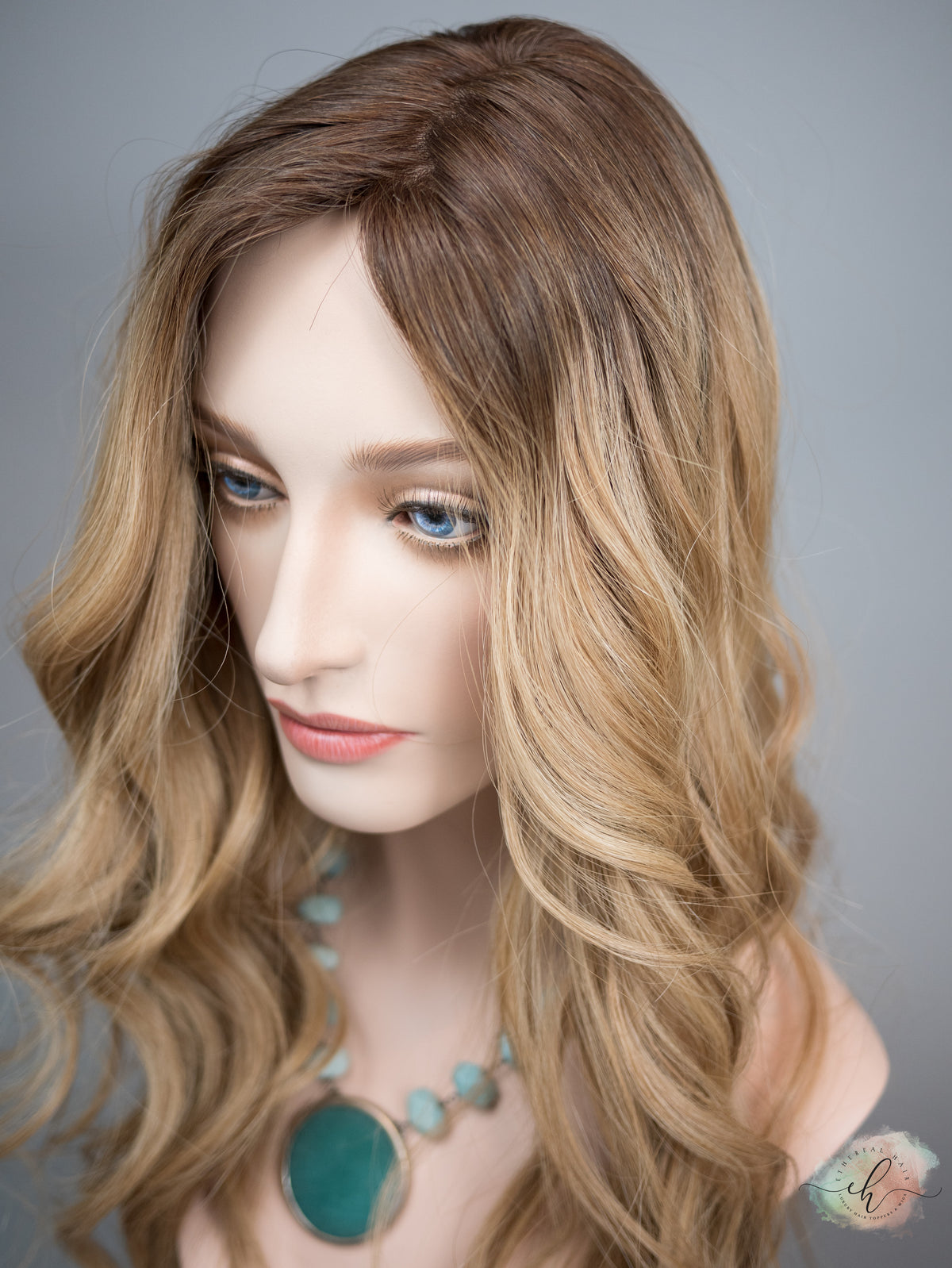 “LIZA" Premium Topper: Silk Top, 7x8, 22-23", Fully Handtied