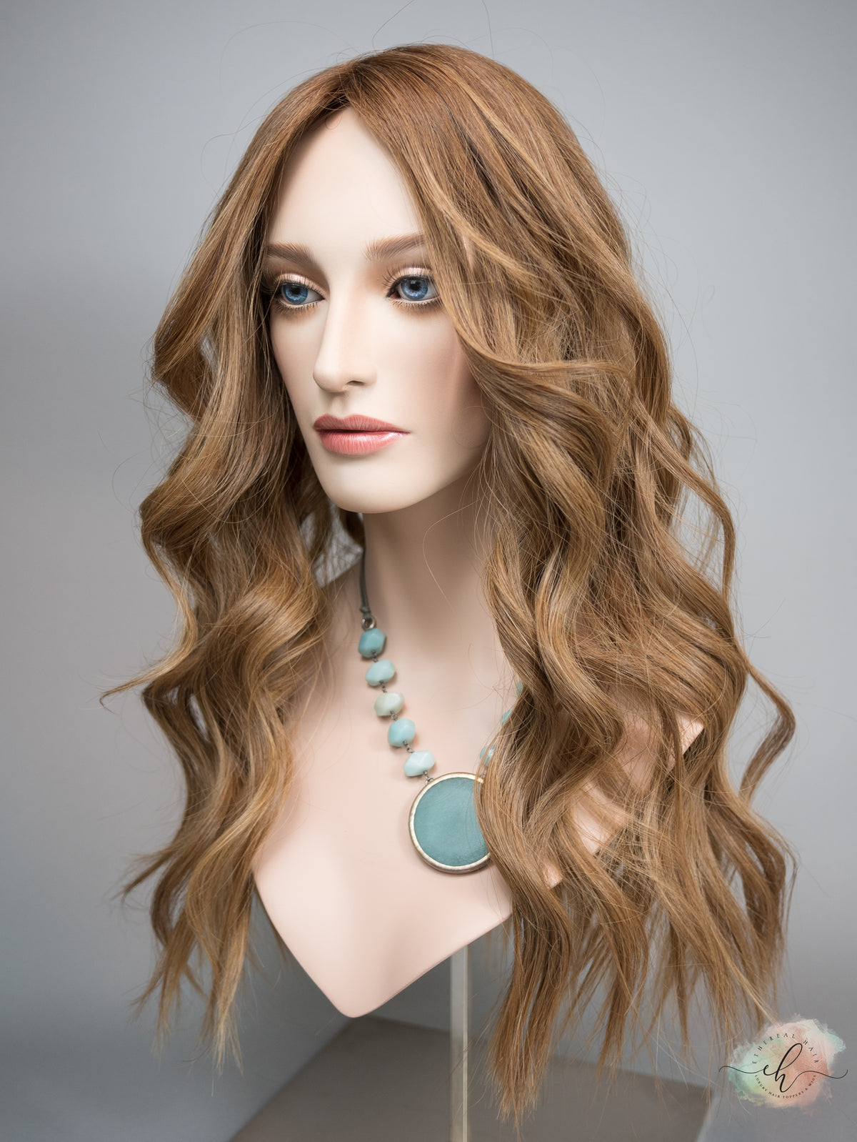 &quot;LILY&quot; Premium Topper: Silk Top, 9x9, 24-25&quot;, Fully Handtied