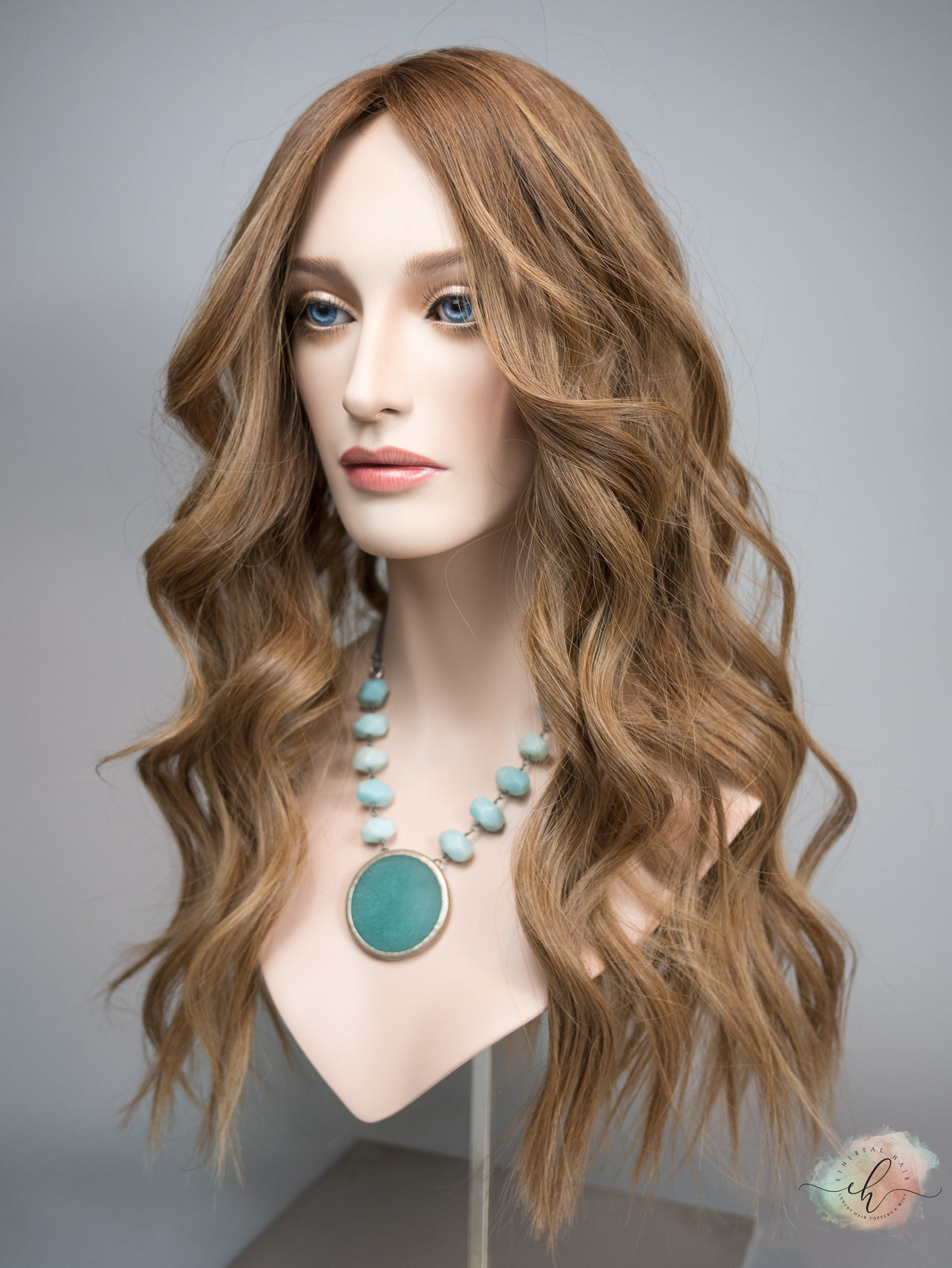 &quot;LILY&quot; Premium Topper: Silk Top, 9x9, 24-25&quot;, Fully Handtied