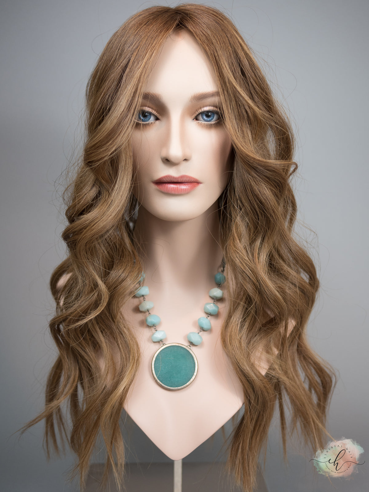 &quot;LILY&quot; Premium Topper: Silk Top, 9x9, 24-25&quot;, Fully Handtied