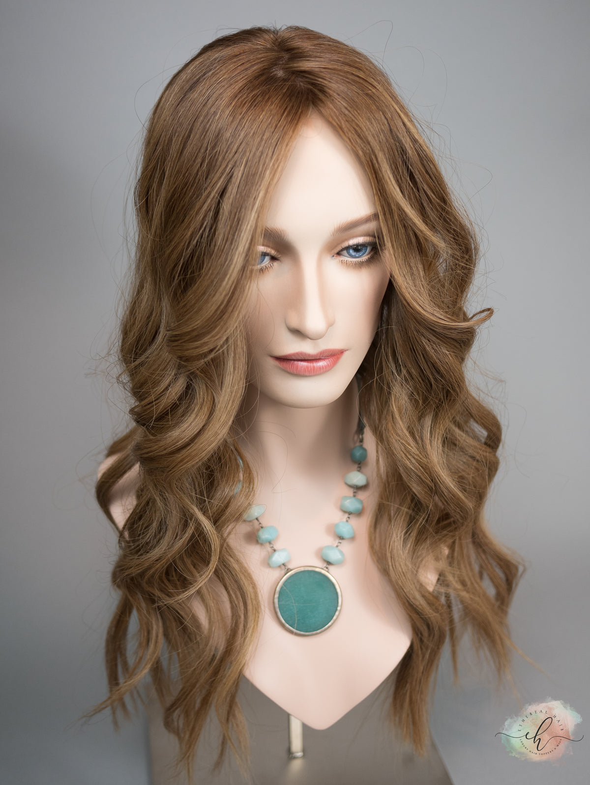 &quot;LILY&quot; Premium Topper: Silk Top, 9x9, 24-25&quot;, Fully Handtied