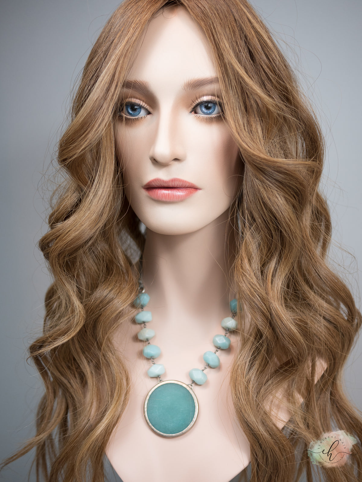 &quot;LILY&quot; Premium Topper: Silk Top, 9x9, 24-25&quot;, Fully Handtied