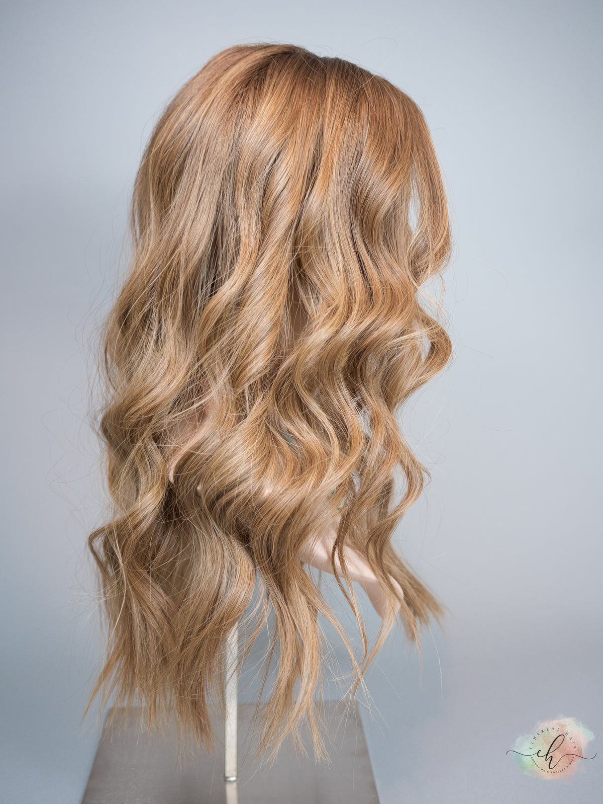 &quot;LILY&quot; Premium Topper: Silk Top, 9x9, 24-25&quot;, Fully Handtied