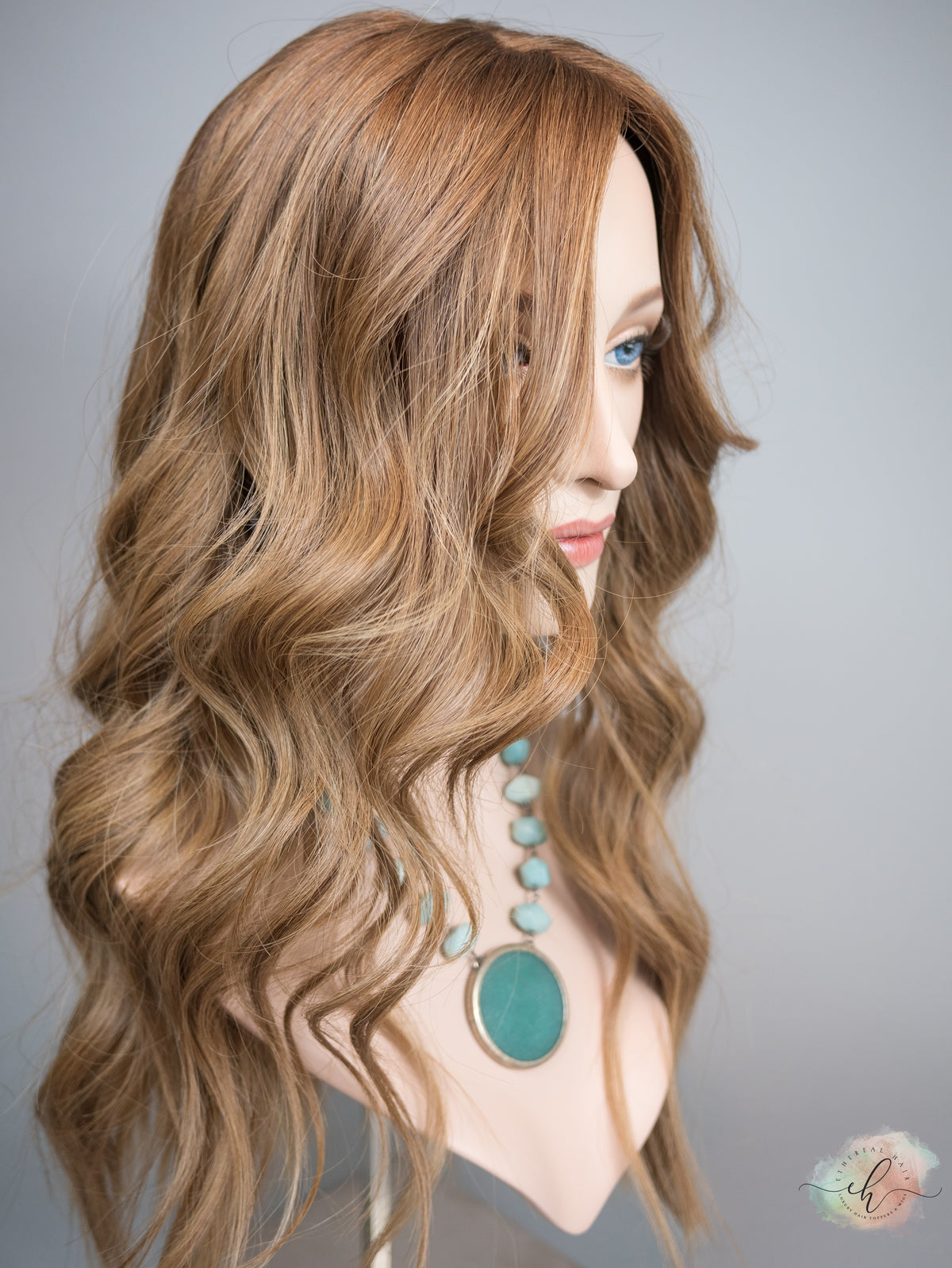 &quot;LILY&quot; Premium Topper: Silk Top, 9x9, 24-25&quot;, Fully Handtied