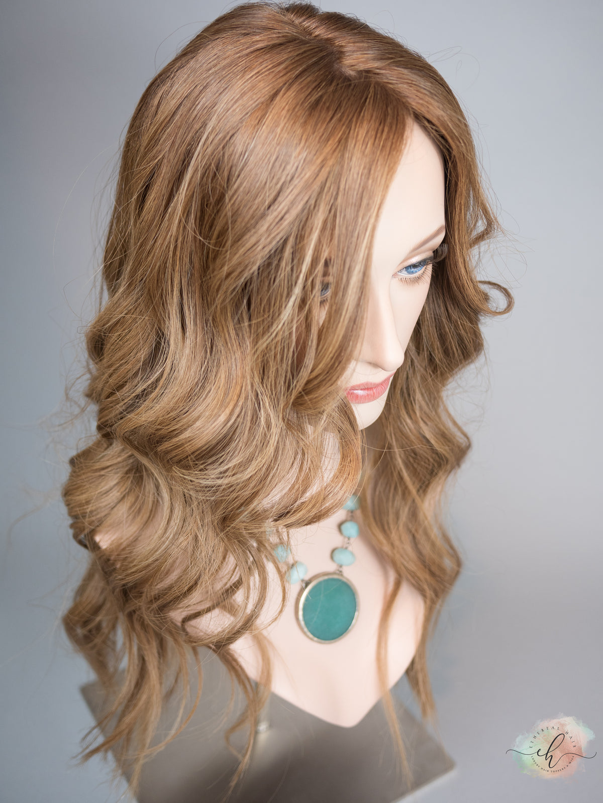 &quot;LILY&quot; Premium Topper: Silk Top, 9x9, 24-25&quot;, Fully Handtied