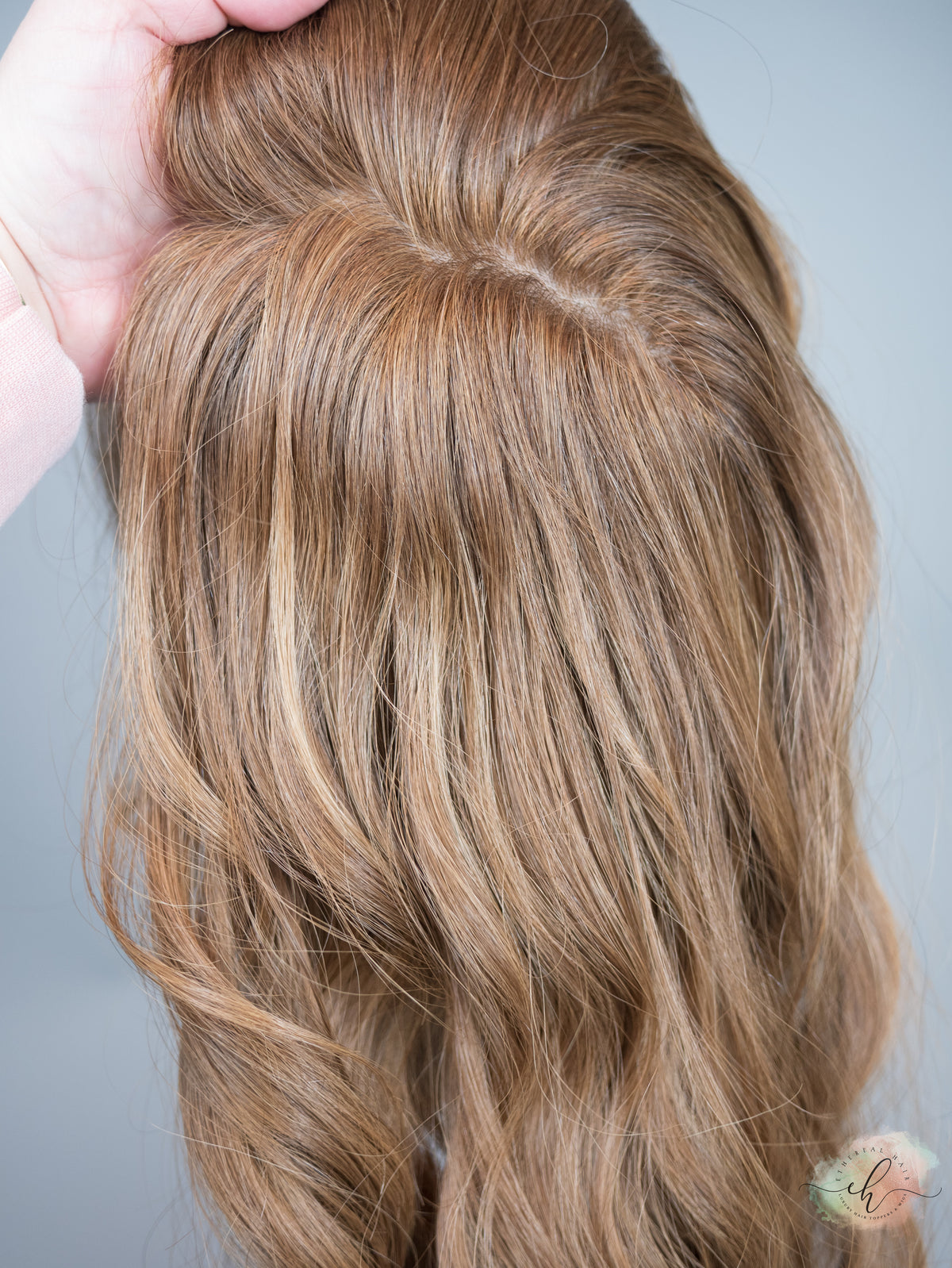 &quot;LILY&quot; Premium Topper: Silk Top, 9x9, 24-25&quot;, Fully Handtied