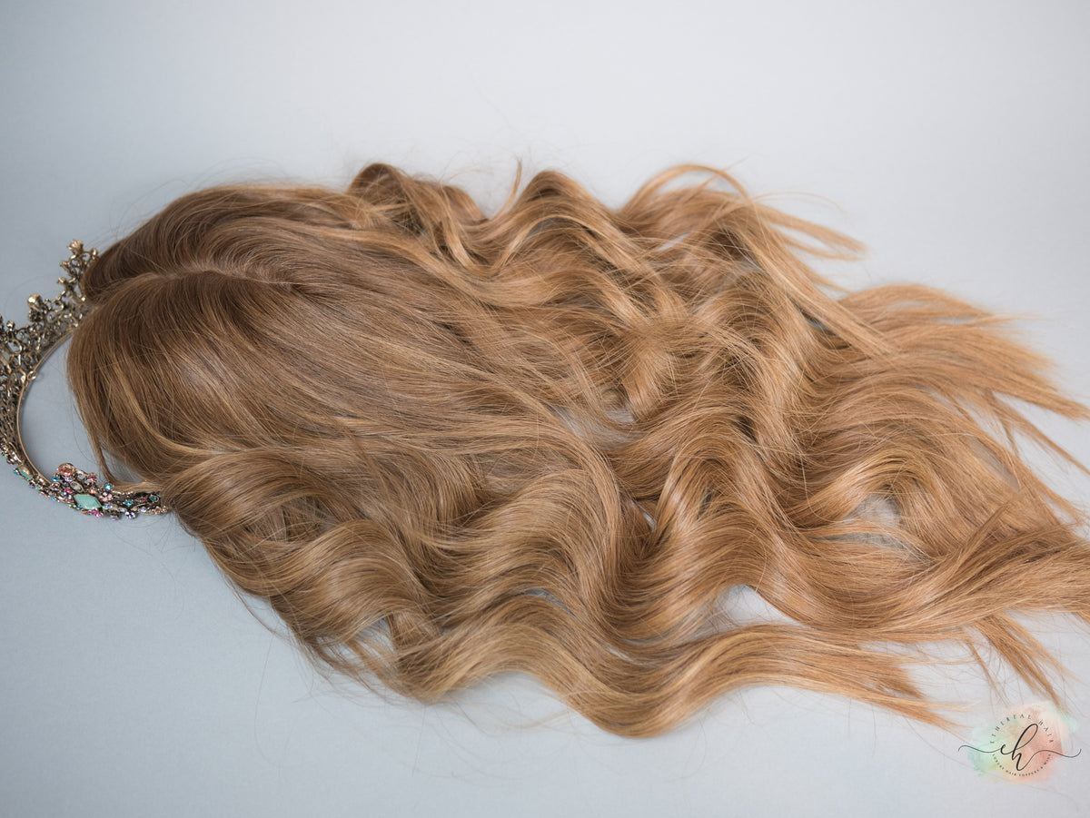 &quot;LILY&quot; Premium Topper: Silk Top, 9x9, 24-25&quot;, Fully Handtied