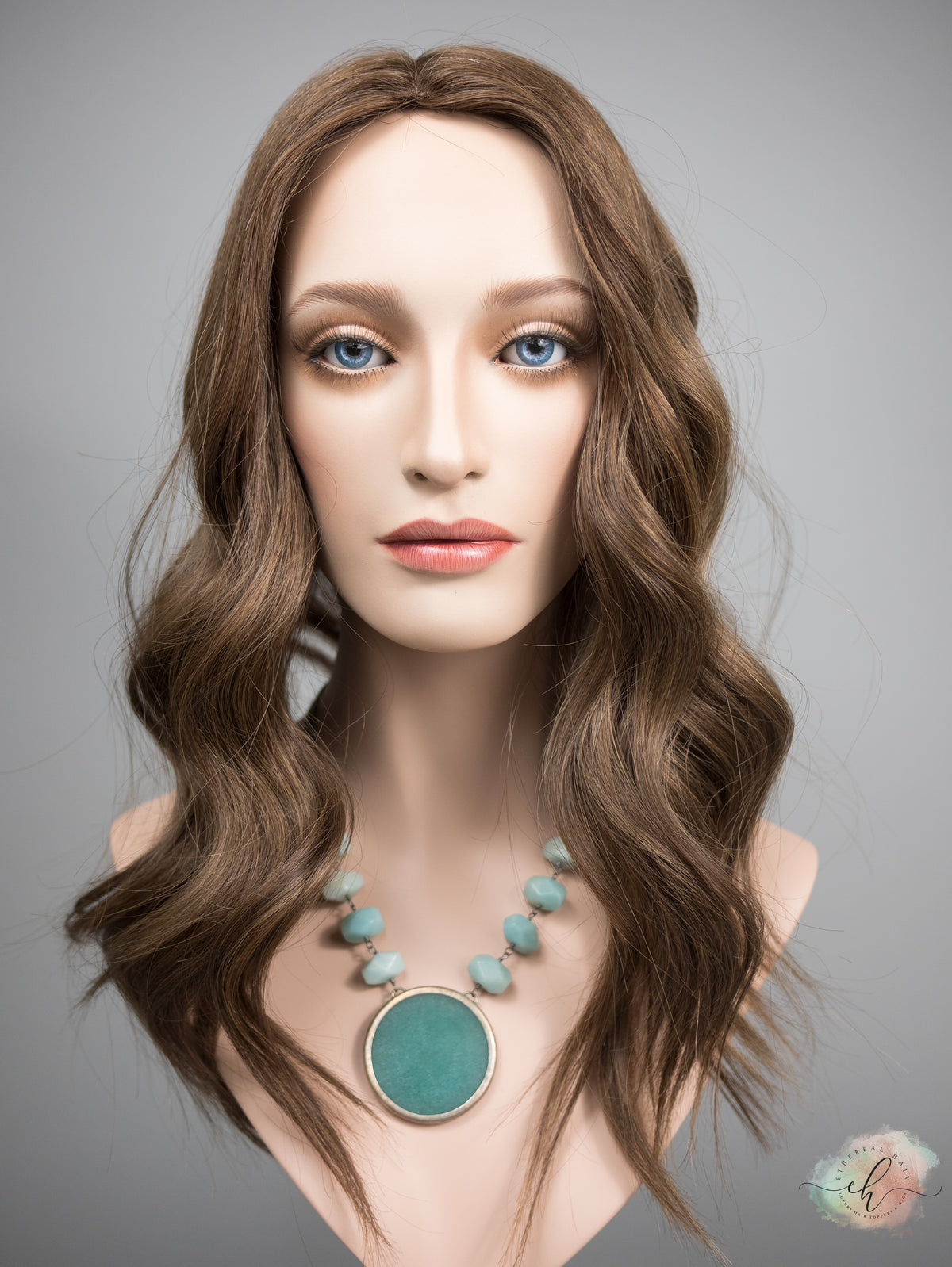 &quot;ELISE&quot; Premium Topper: Silk Top, 8x8, 19-21&quot;, MACHINE SILK TOP