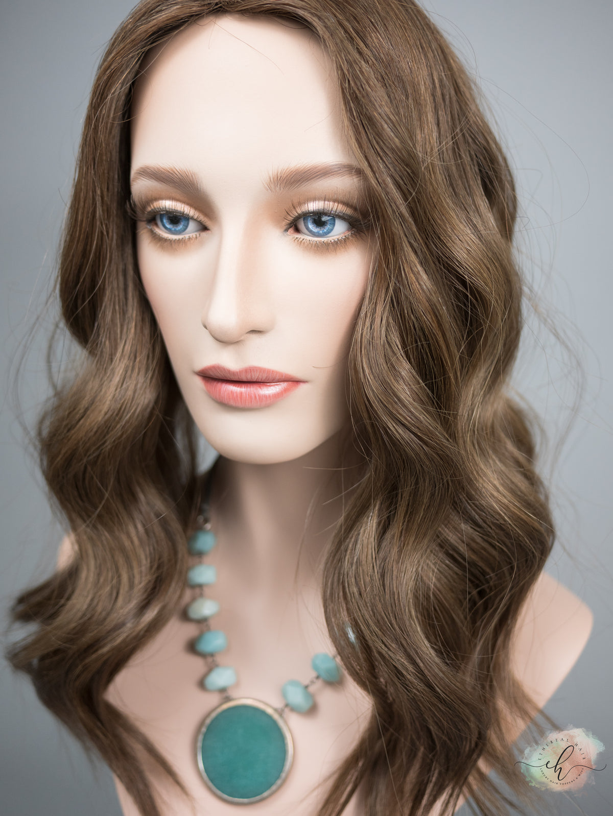 &quot;ELISE&quot; Premium Topper: Silk Top, 8x8, 19-21&quot;, MACHINE SILK TOP