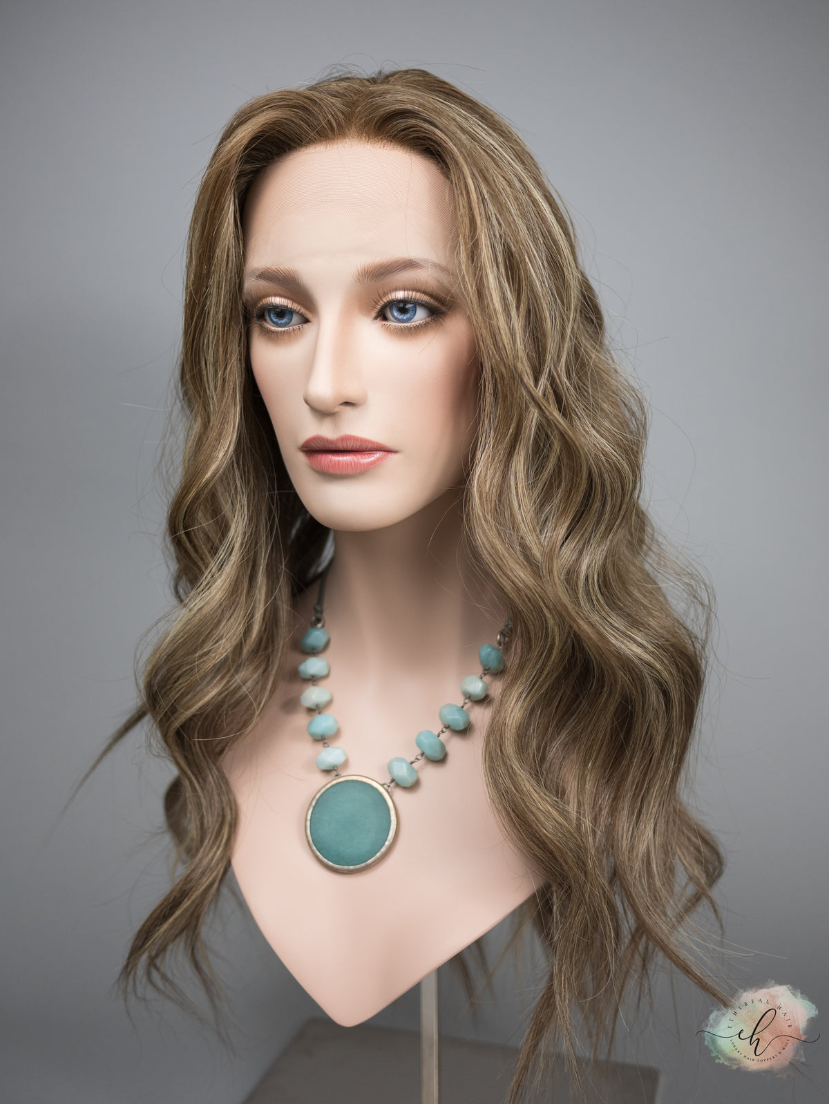 &quot;CHARLOTTE&quot; Premium Wig: Lace Top, Sz. M, 26-27&quot;