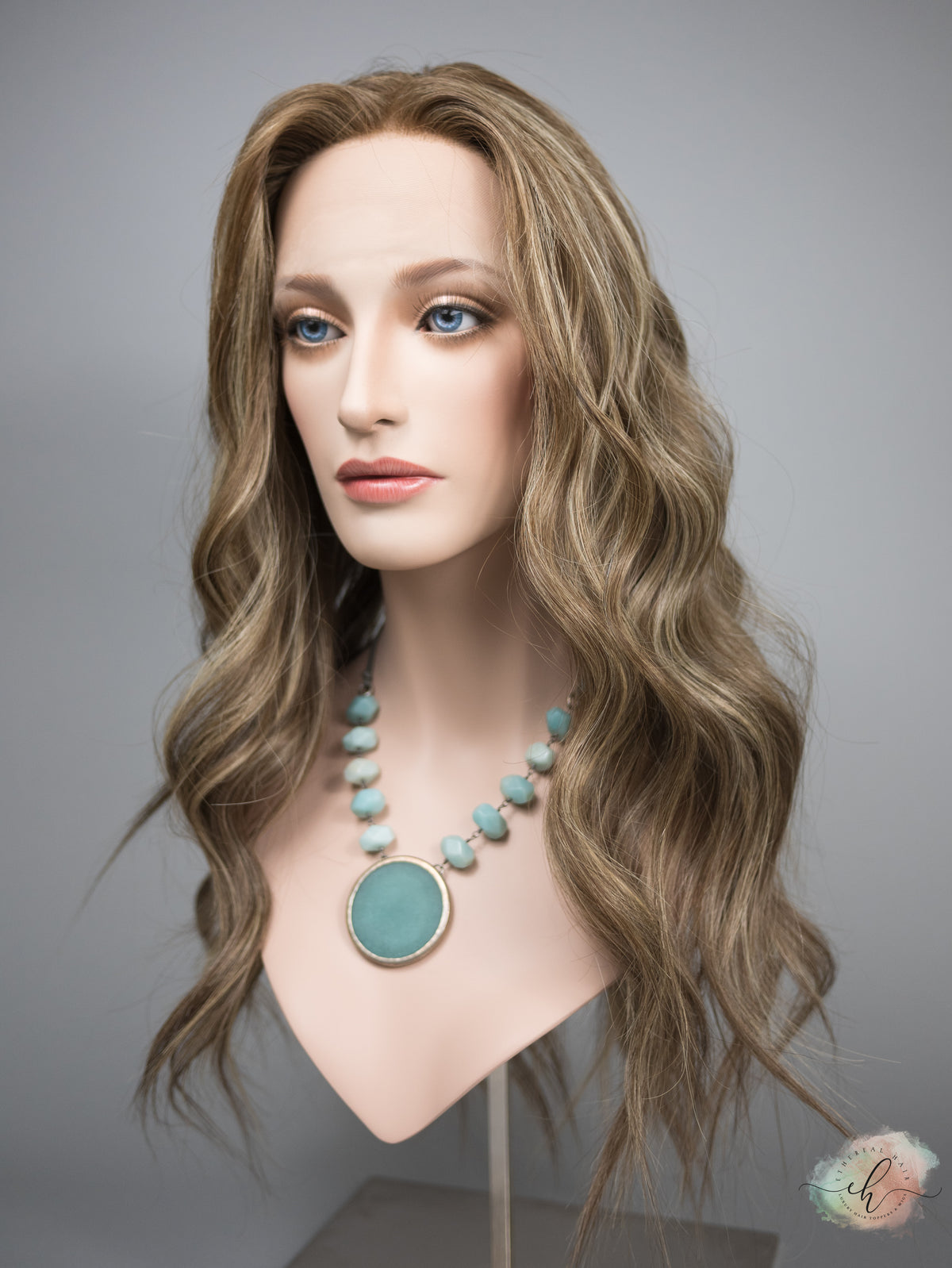 &quot;CHARLOTTE&quot; Premium Wig: Lace Top, Sz. M, 26-27&quot;