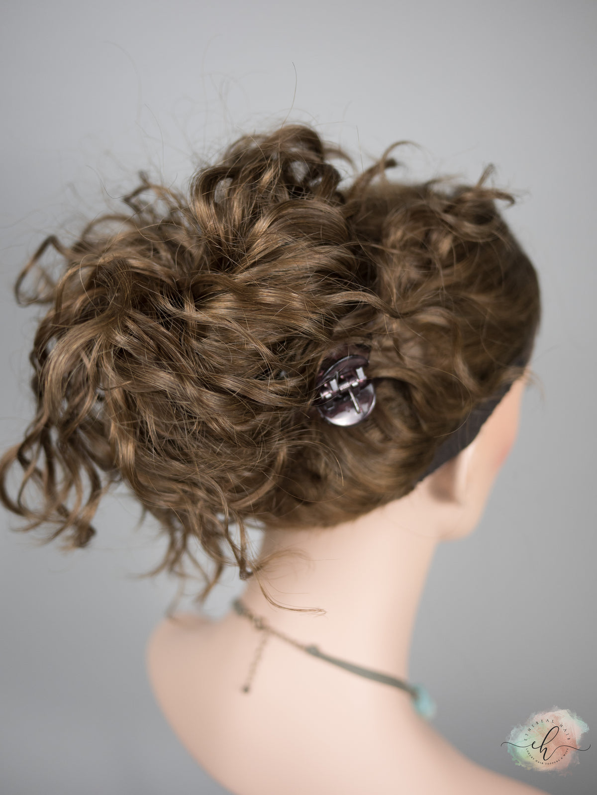 “KIRA" Premium Pony Wig: Sz. M, 24", Curly