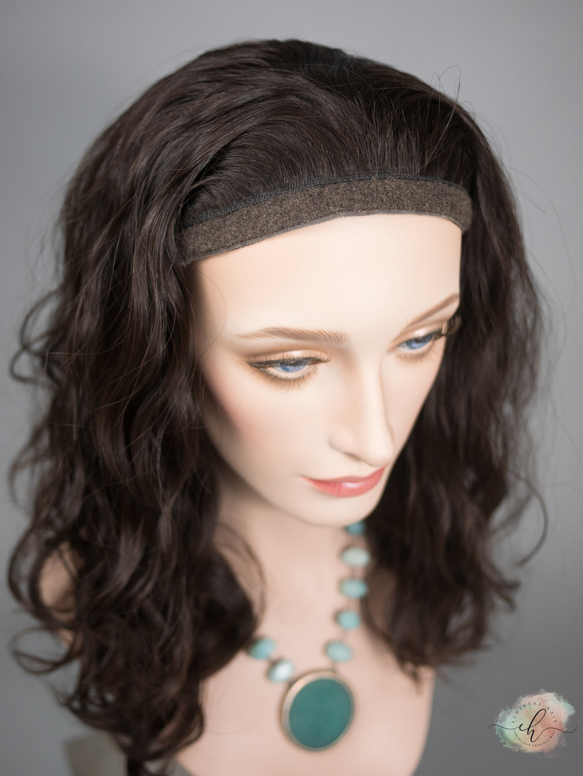 “LUNA" Premium Pony Wig: Sz. S, 20-21", Wavy