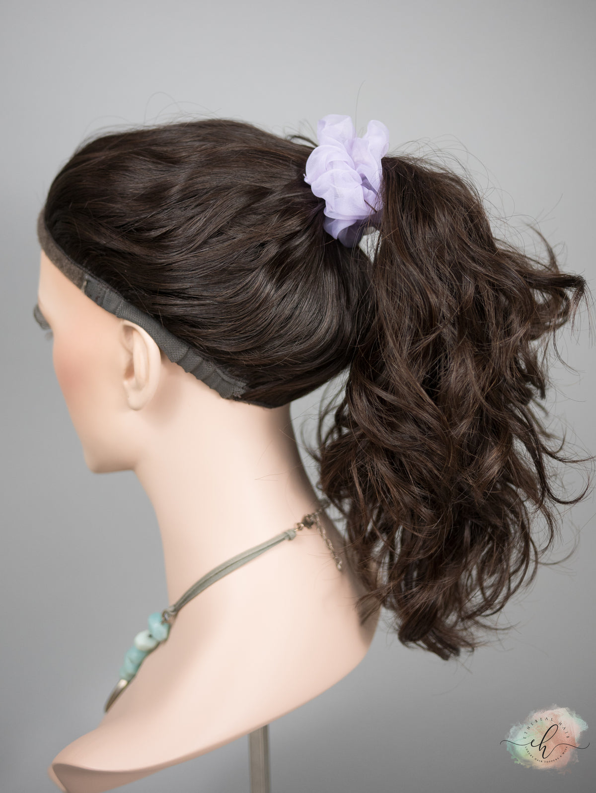 “LUNA" Premium Pony Wig: Sz. S, 20-21", Wavy