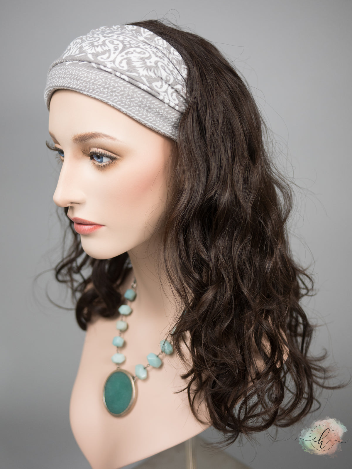 “LUNA" Premium Pony Wig: Sz. S, 20-21", Wavy