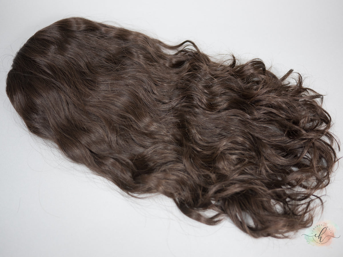 “LUNA" Premium Pony Wig: Sz. S, 20-21", Wavy