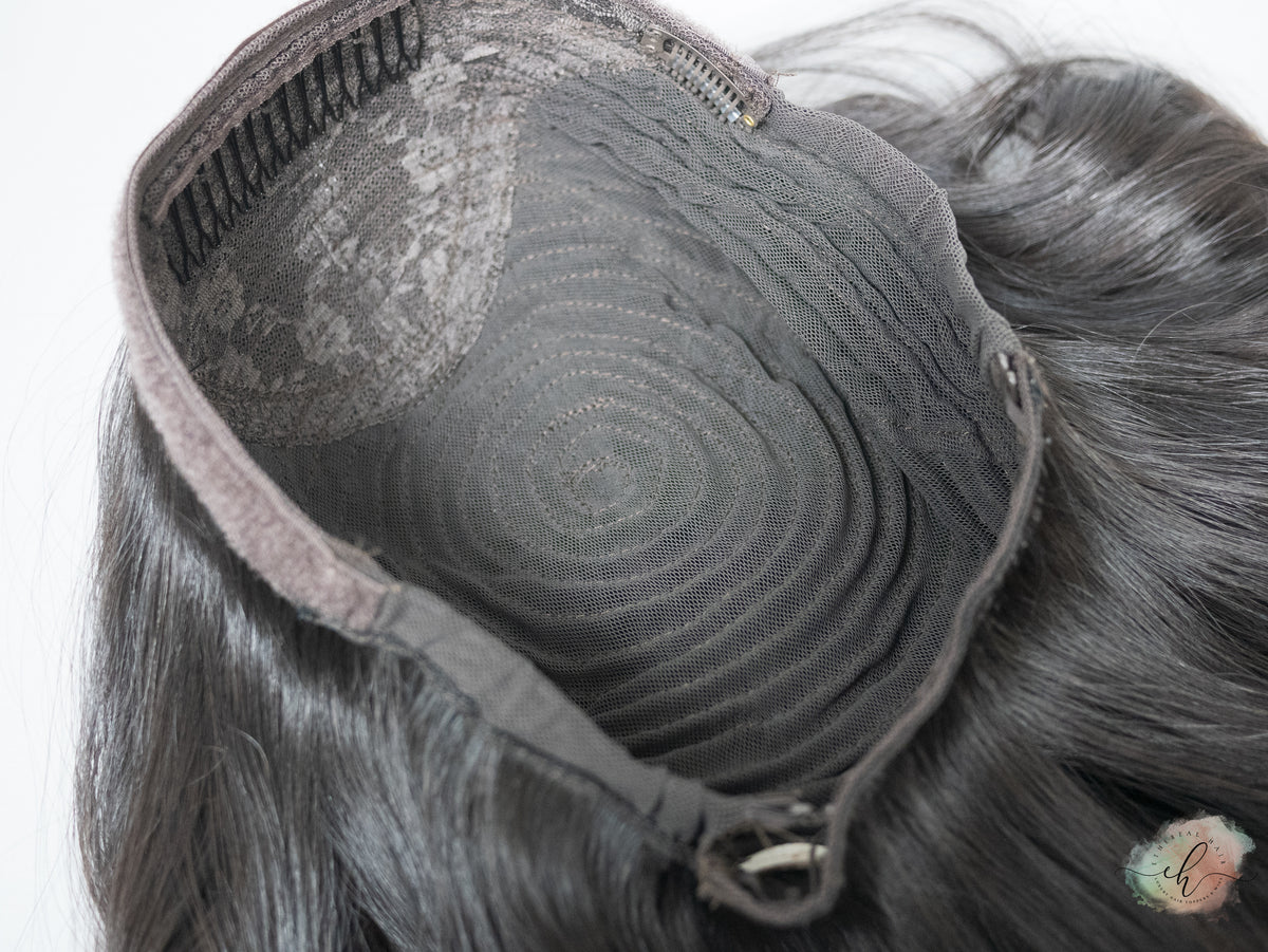 “RHIANNON" Premium Pony Wig: Sz. M, 19-20"