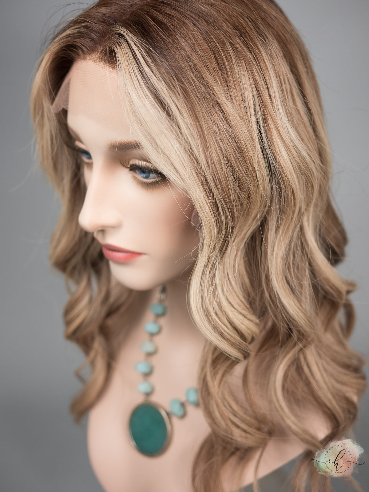 “SASSY SWEET&quot; Exquisite Wig: Lace Top, Sz. M, 21&quot;