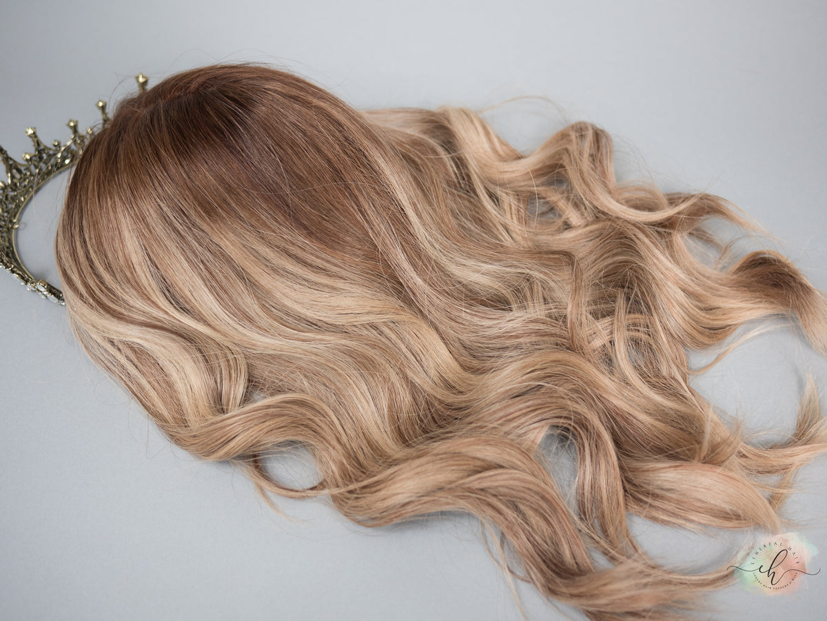 “SASSY SWEET&quot; Exquisite Wig: Lace Top, Sz. M, 21&quot;