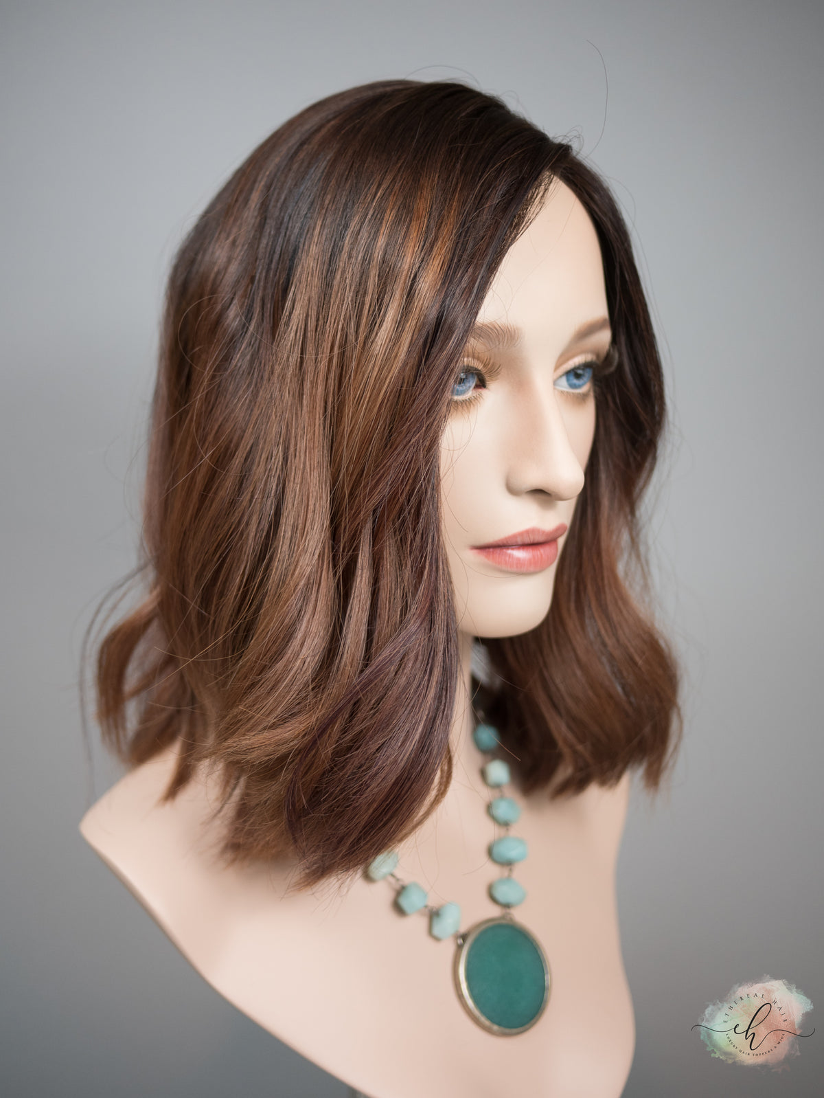 “RUBY TUESDAY&quot; Exquisite Topper: Silk Top, 8x8, 13&quot; Bob