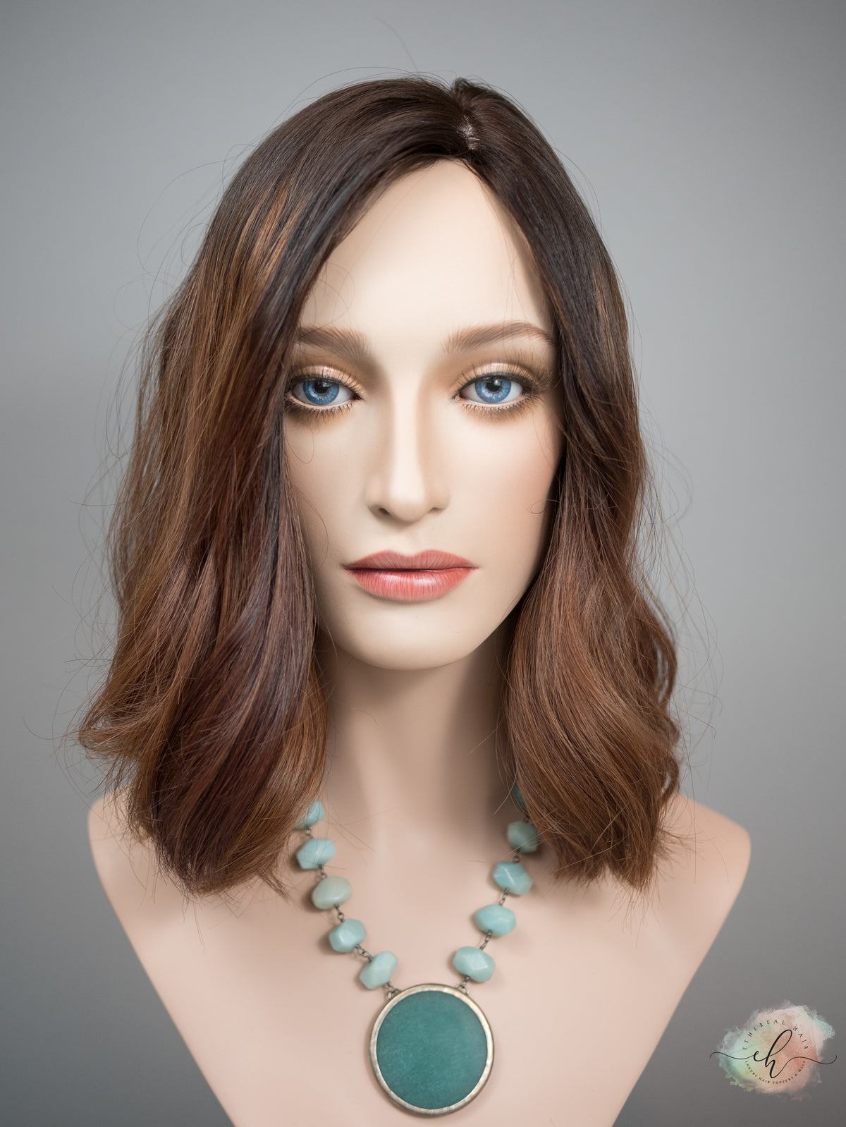 “RUBY TUESDAY&quot; Exquisite Topper: Silk Top, 8x8, 13&quot; Bob