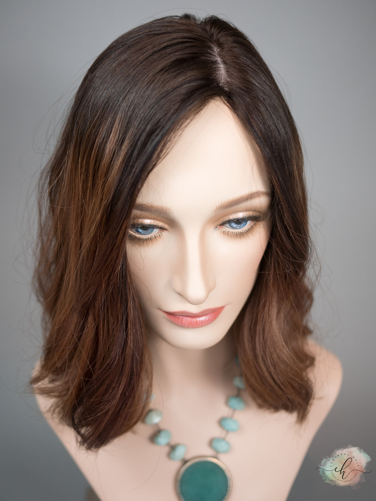 “RUBY TUESDAY&quot; Exquisite Topper: Silk Top, 8x8, 13&quot; Bob