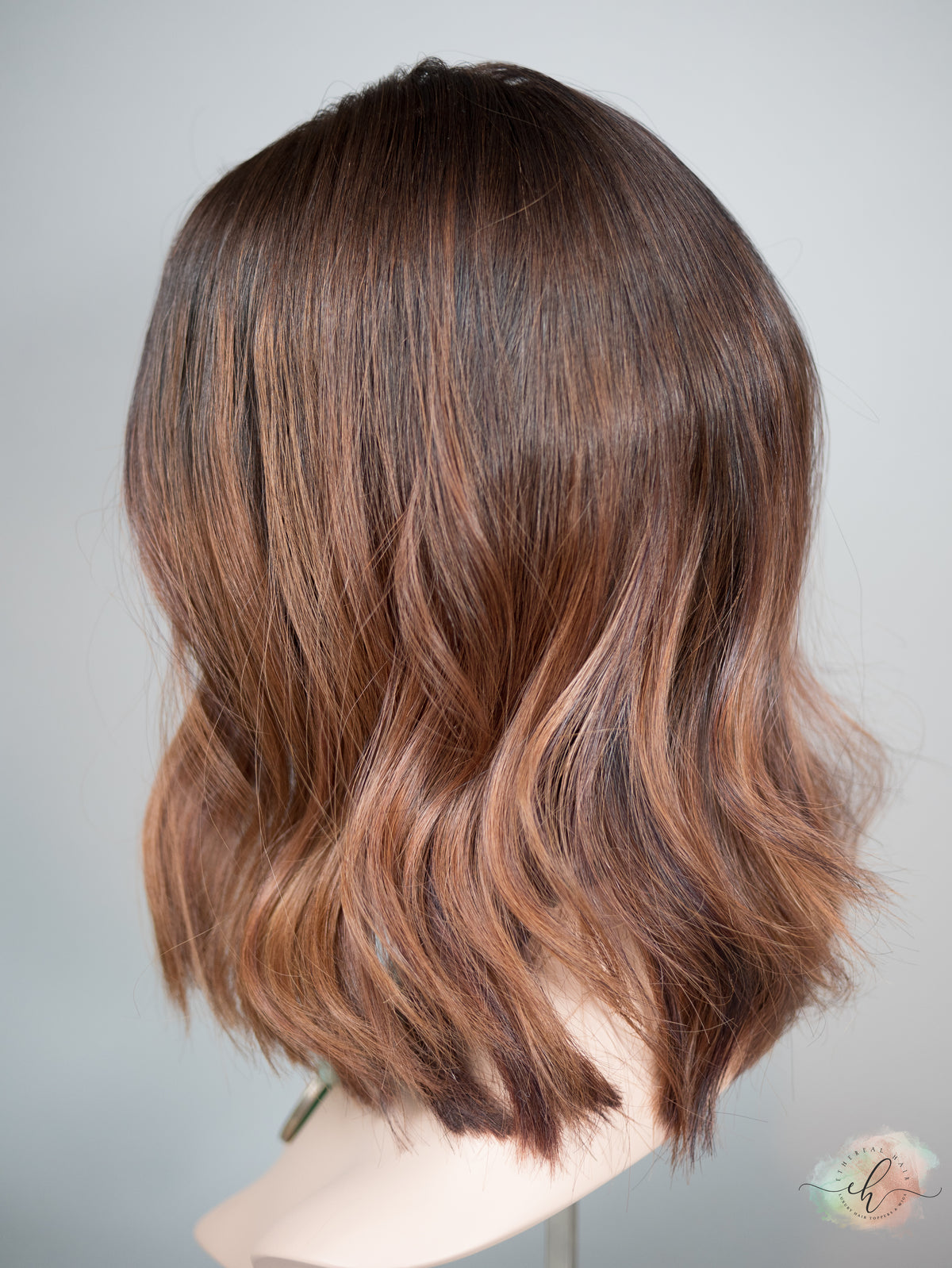 “RUBY TUESDAY&quot; Exquisite Topper: Silk Top, 8x8, 13&quot; Bob