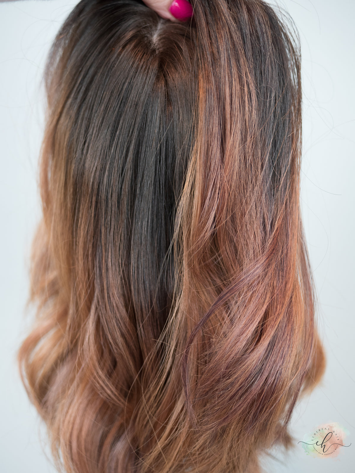 “RUBY TUESDAY&quot; Exquisite Topper: Silk Top, 8x8, 13&quot; Bob