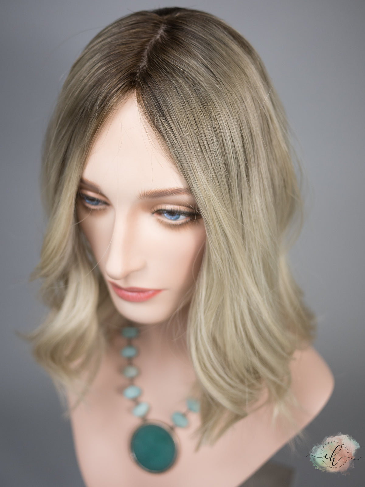 “BEACH BABY" Exquisite Topper: Silk Top, 8x8, 14" LOB