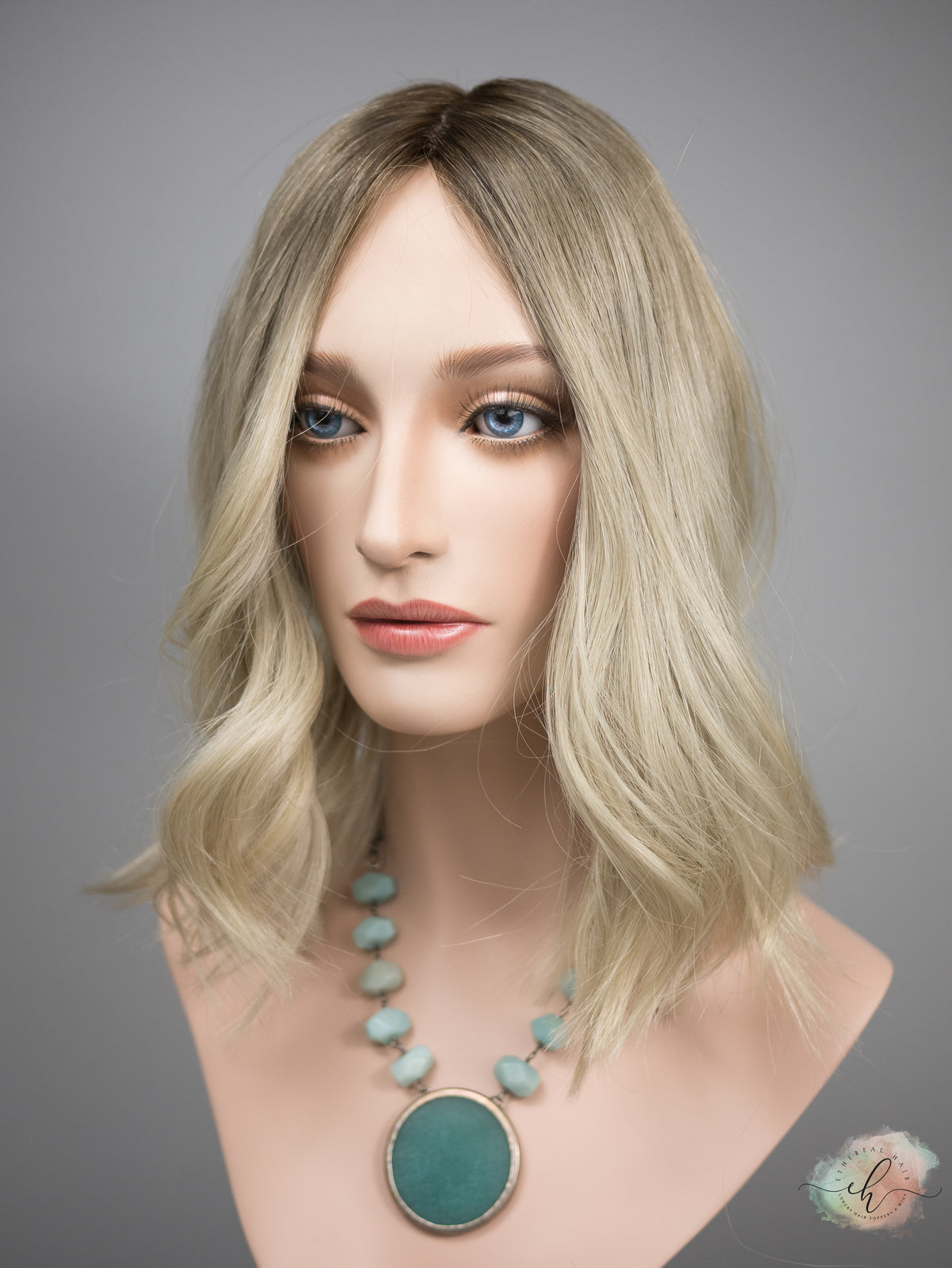 “BEACH BABY" Exquisite Topper: Silk Top, 8x8, 14" LOB