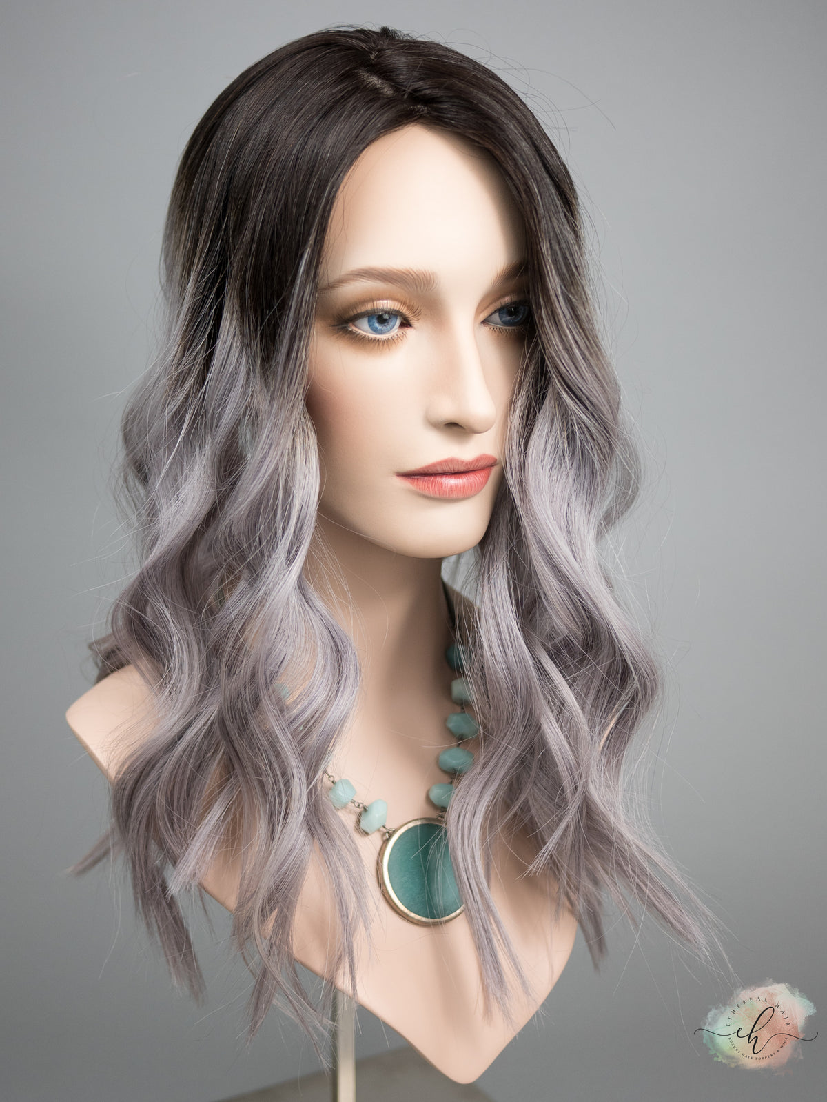 SUMMER SALE “LAVENDER FIELDS" Premium Topper: Silk Top, 7x8, 19-20", MACHINE SILK TOP