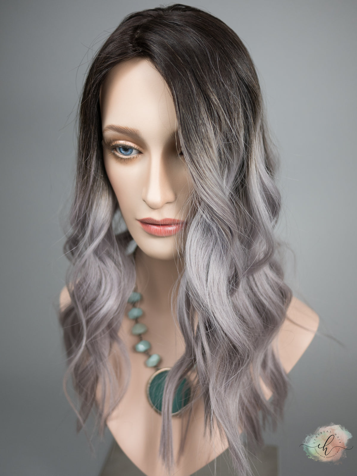 SUMMER SALE “LAVENDER FIELDS" Premium Topper: Silk Top, 7x8, 19-20", MACHINE SILK TOP
