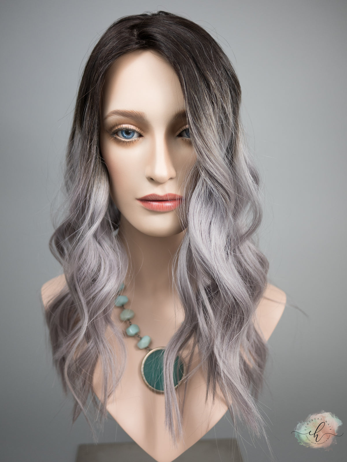 SUMMER SALE “LAVENDER FIELDS" Premium Topper: Silk Top, 7x8, 19-20", MACHINE SILK TOP