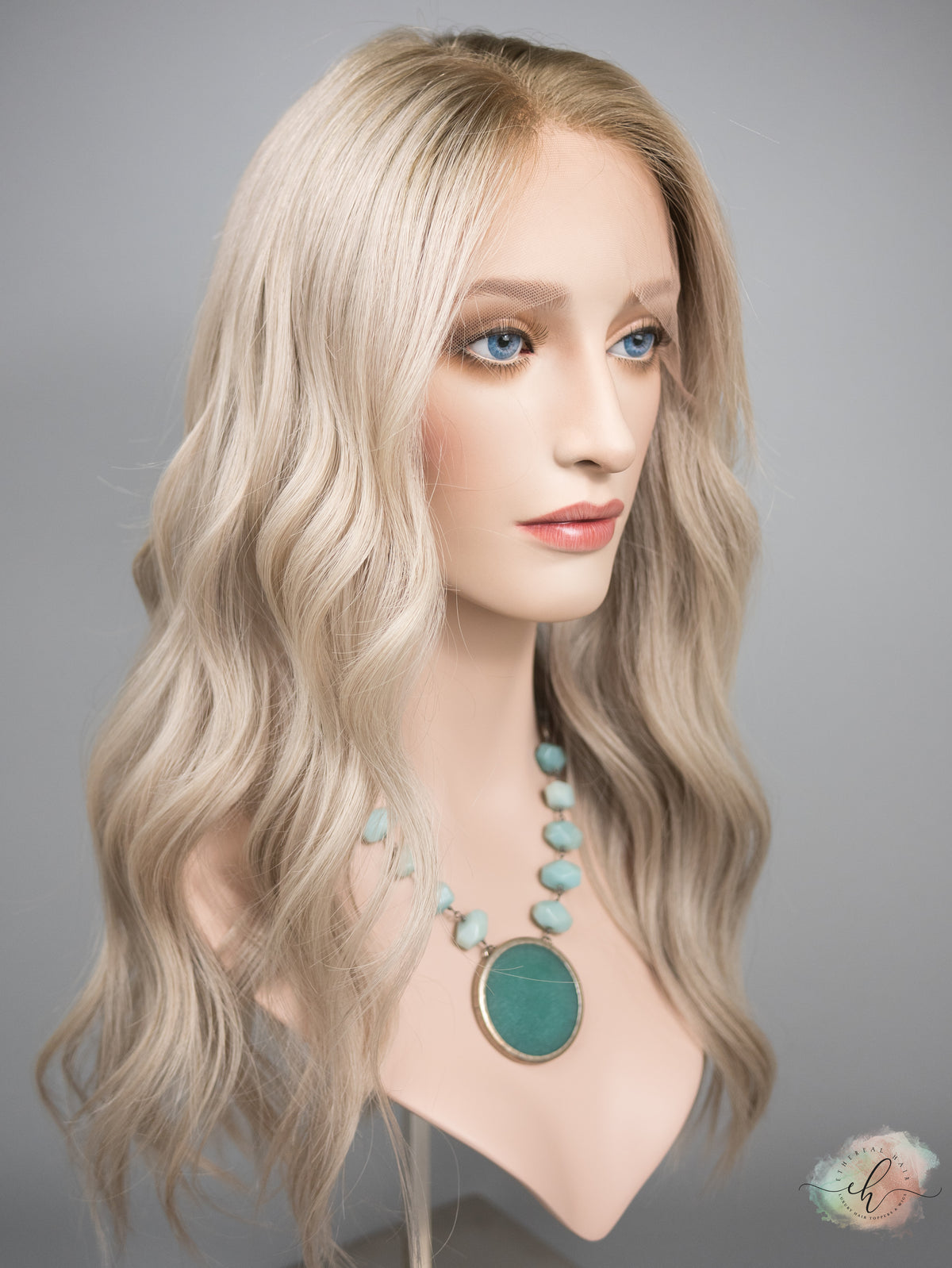 “PAIGE" Premium Wig: Lace Top, Sz. M, 23"
