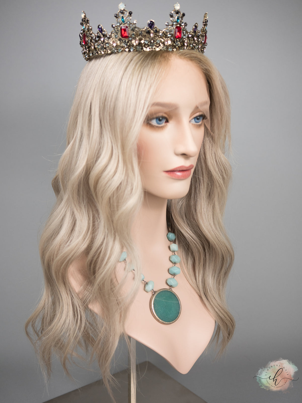 “PAIGE" Premium Wig: Lace Top, Sz. M, 23"