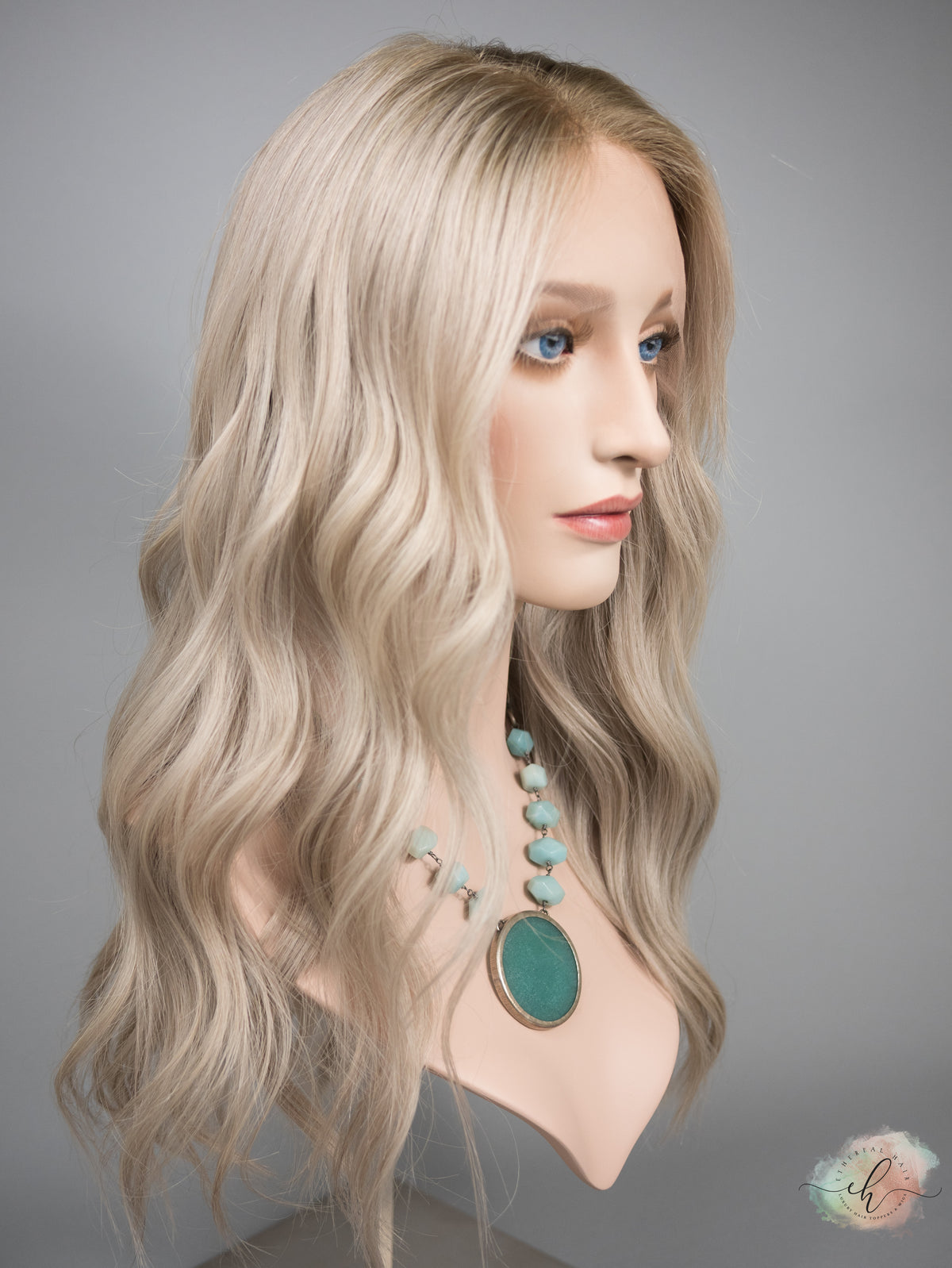 “PAIGE" Premium Wig: Lace Top, Sz. M, 23"